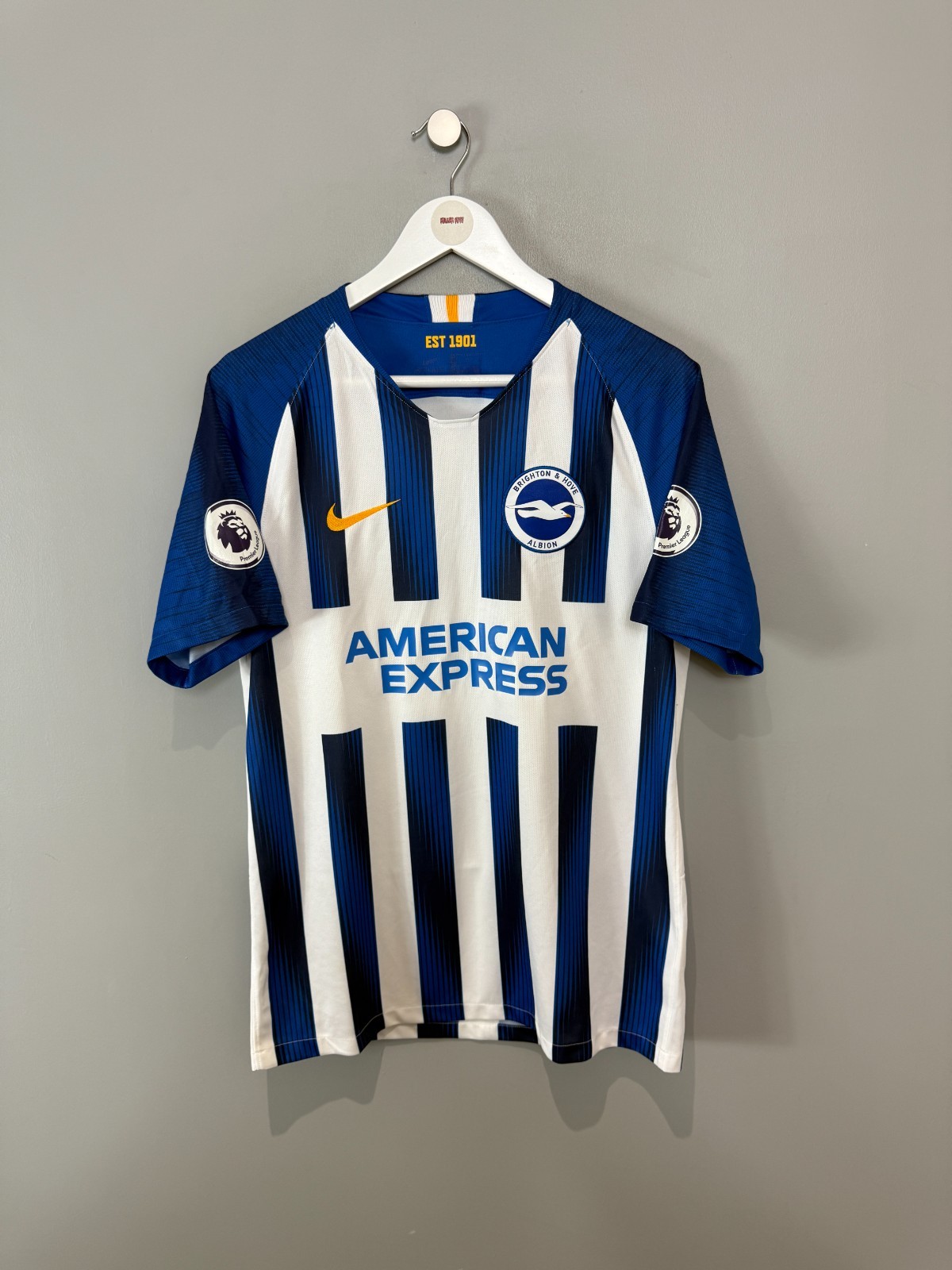 BRIGHTON 2019/20 HOME SHIRT (size M)  NIKE ORIGINAL VINTAGE FOOTBALL SHIRT for sale on Ebay