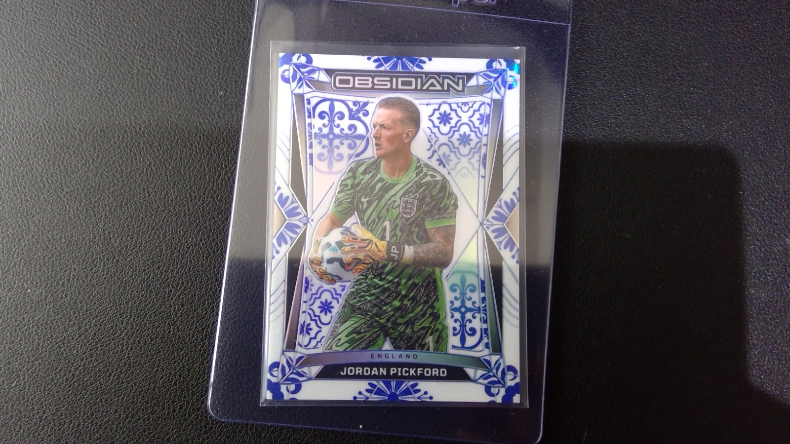 2024 Panini Obsidian Joran Pickford /8 Electric Etch Talavera England Everton for sale on Ebay