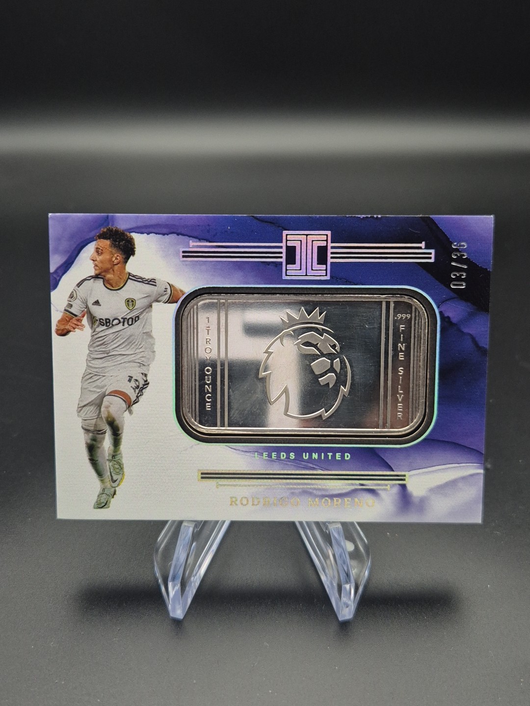 Panini Impeccable 2022-23 - Rodrigo Moreno Leeds United - EPL Logo Silver /36 for sale on Ebay