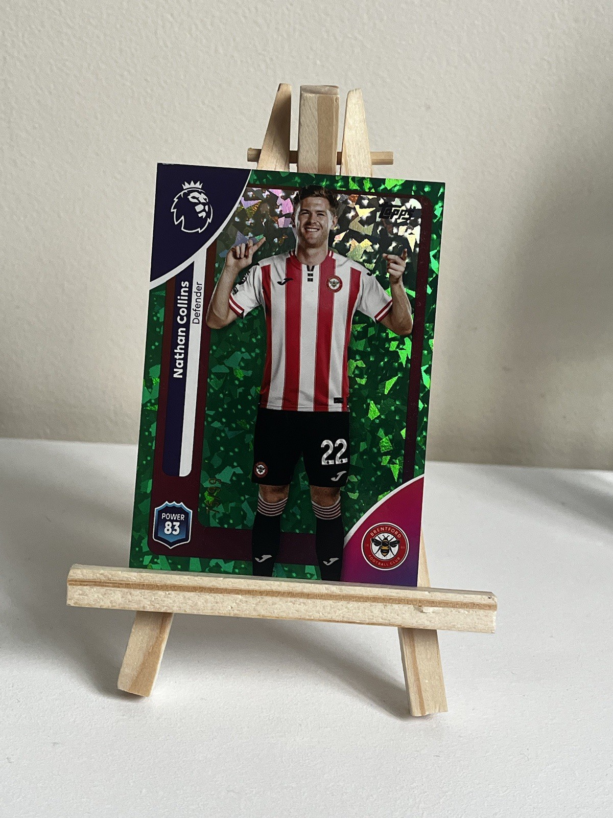 Topps Premier League 2025/26 Nathan Collins Brentford Numbered /99  for sale on Ebay