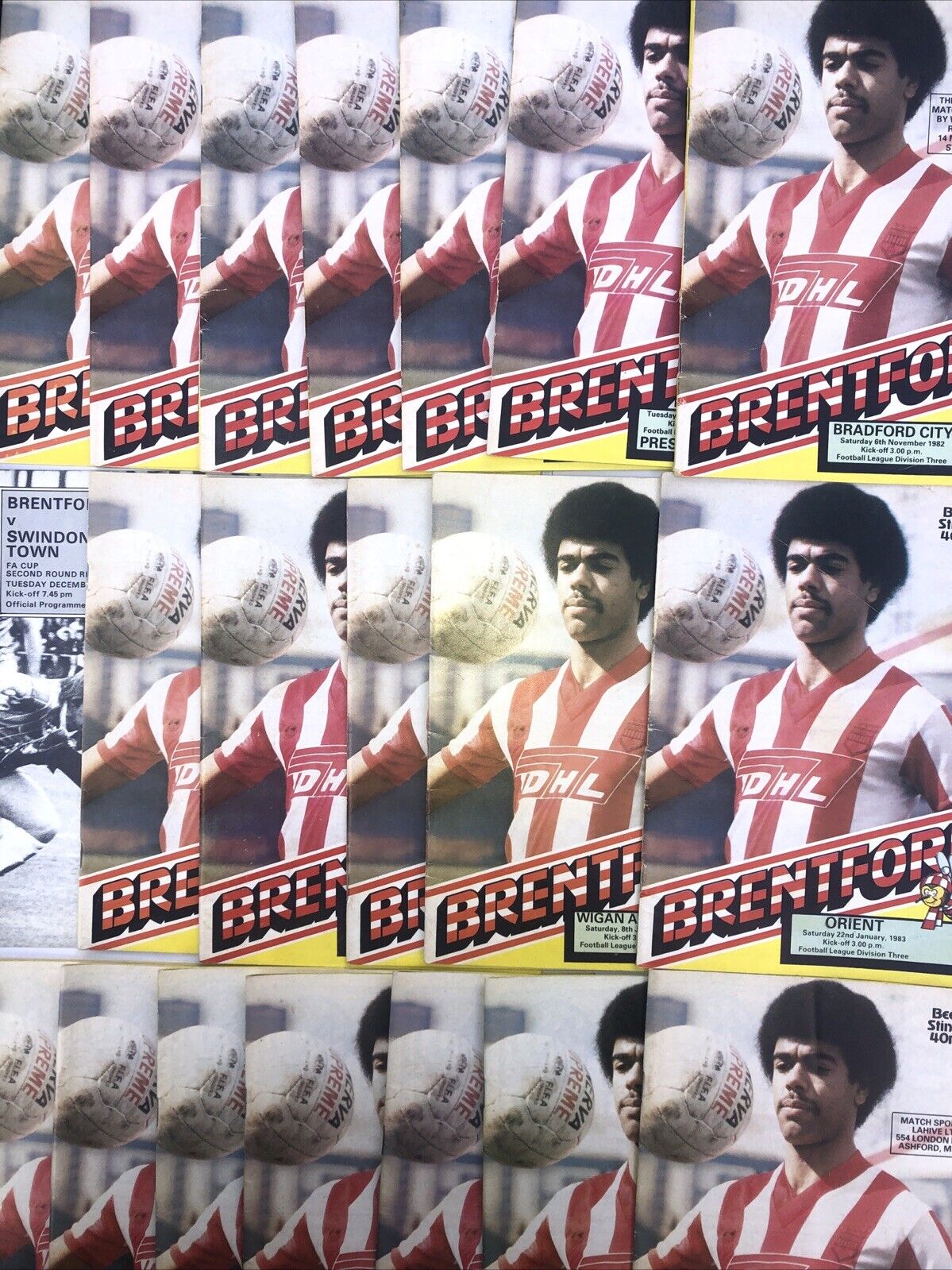 20 BRENTFORD FOOTBALL PROGRAMMES 1982/83 for sale on Ebay