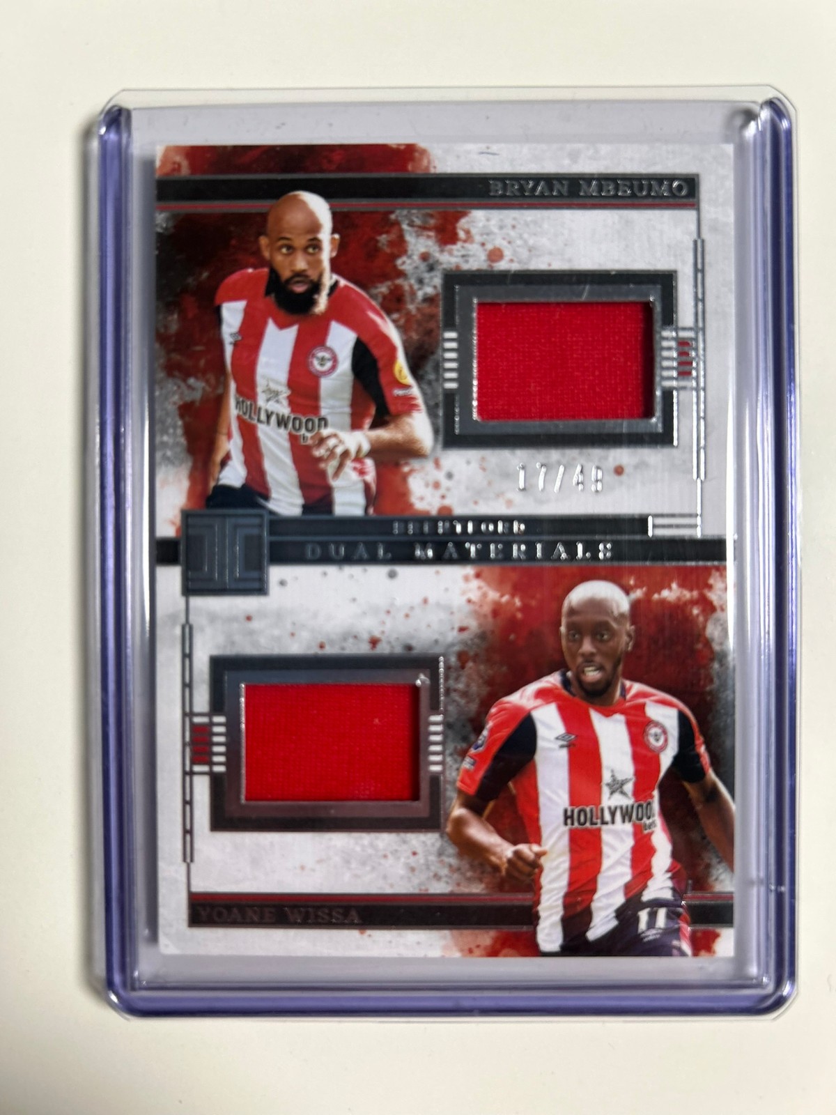 PANINI IMPECCABLE 2024 MBEUMO/WISSA BRENTFORD PATCH 017/049. for sale on Ebay