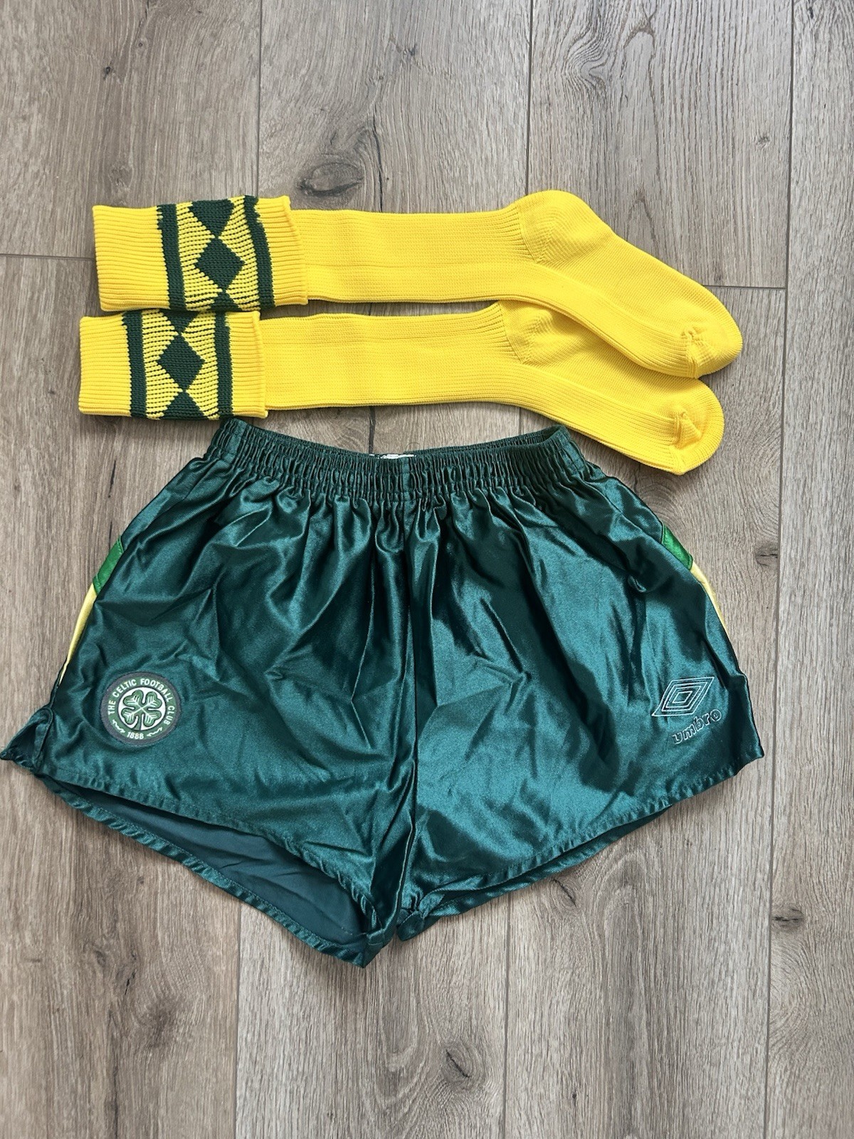 Celtic 1989/91 Away Shorts and Socks Small Umbro Vintage for sale on Ebay