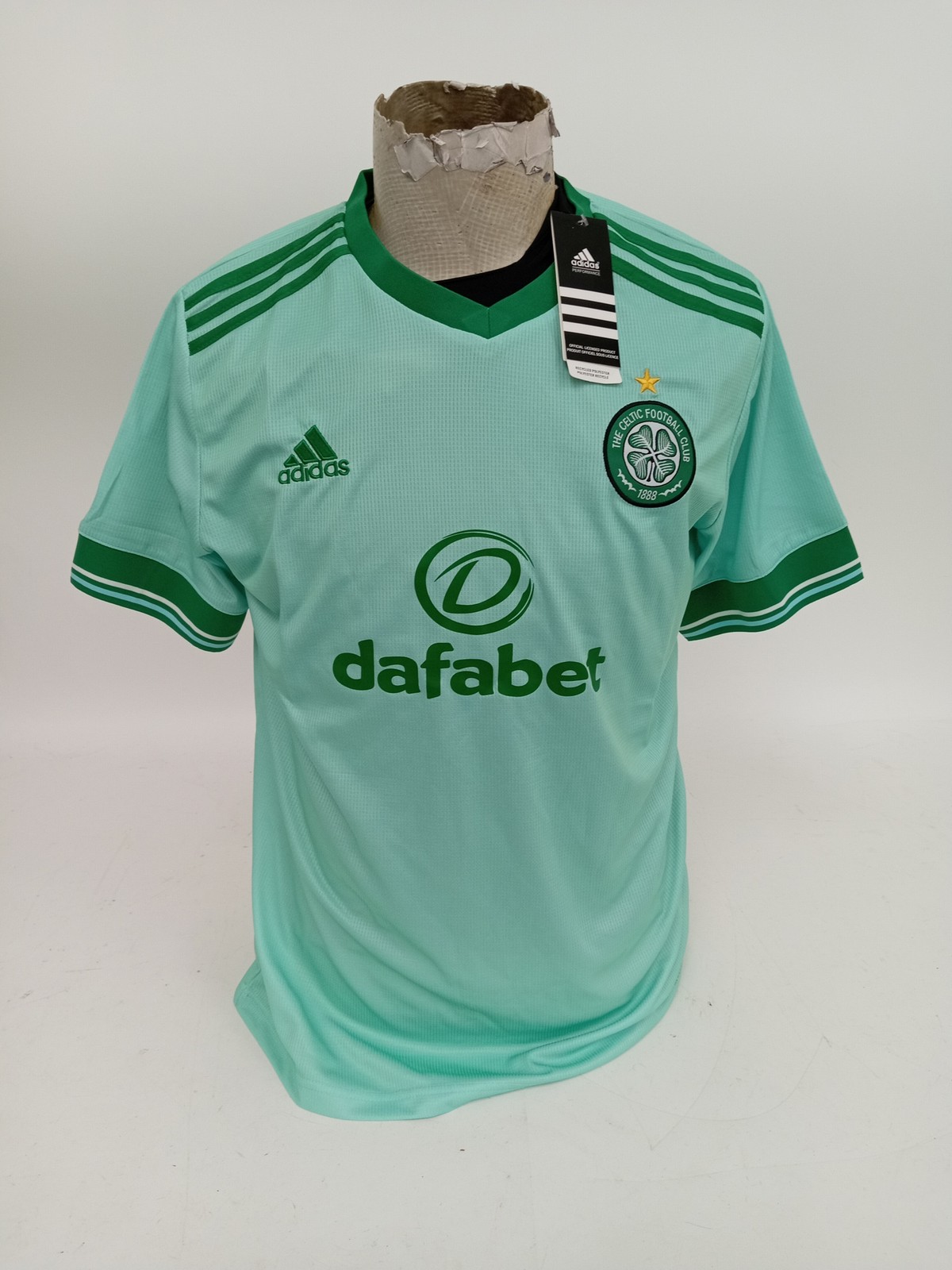 x2 Celtic FC Adidas Away Football Shirt 2020/21 Mint Green Size L and XL  for sale on Ebay