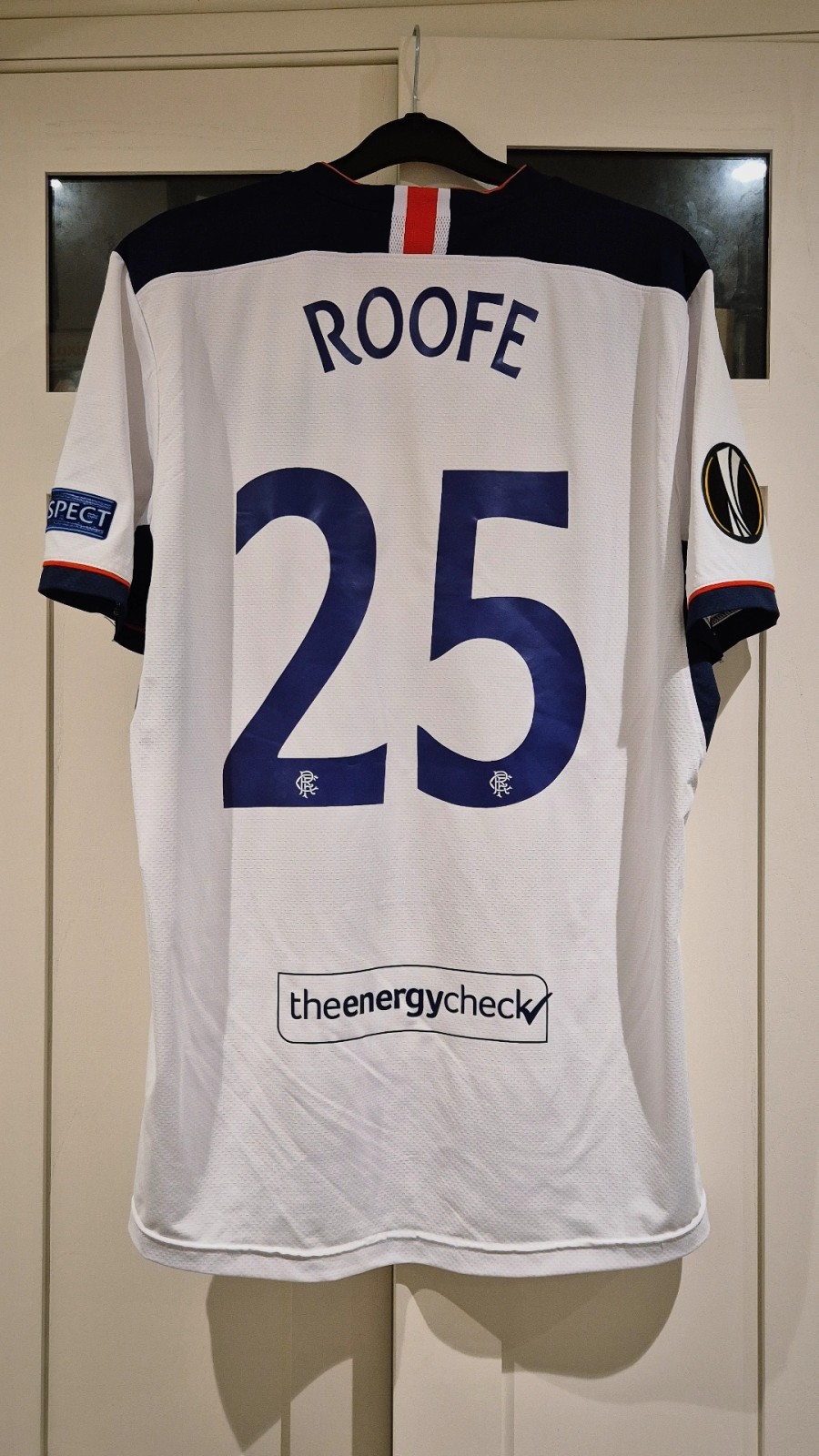 Original Glasgow Rangers Away Pro Football Shirt 20/21 Europa League for sale on Ebay