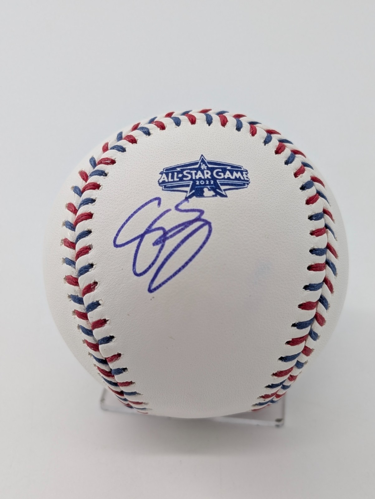 Corey Seager Rangers Signed OML 2022 All Star Game Baseball AUTO JSA Sticker for sale on Ebay