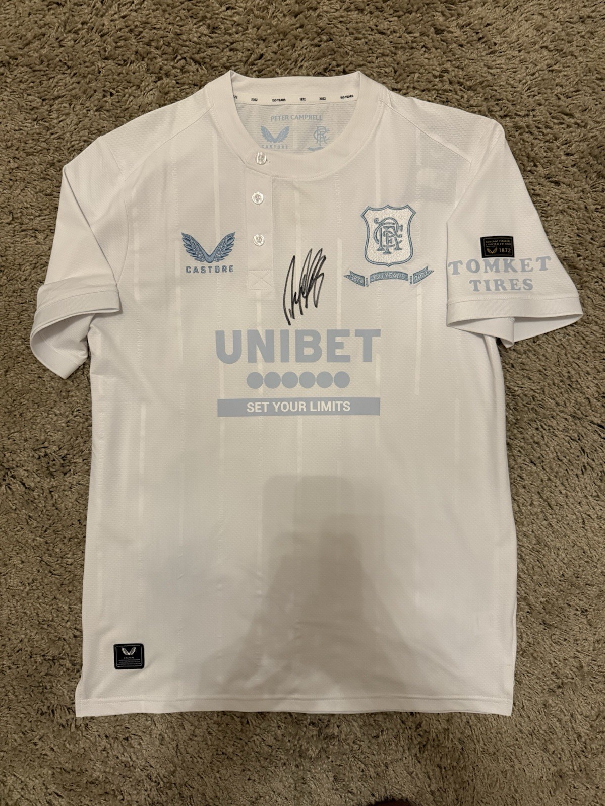 Rangers Pro 21/22 Gallant Pioneers Limited Edition 4’th Shirt Size Medium BNWT for sale on Ebay