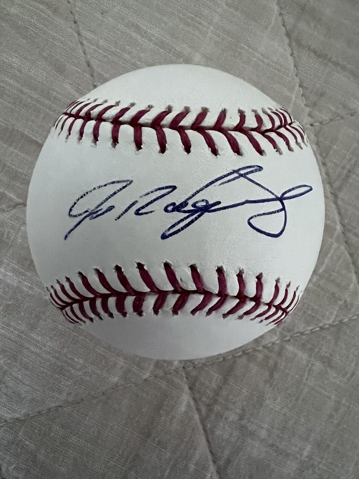 Ivan Rodriguez Signed Autographed ROML Baseball JSA COA Texas Rangers for sale on Ebay