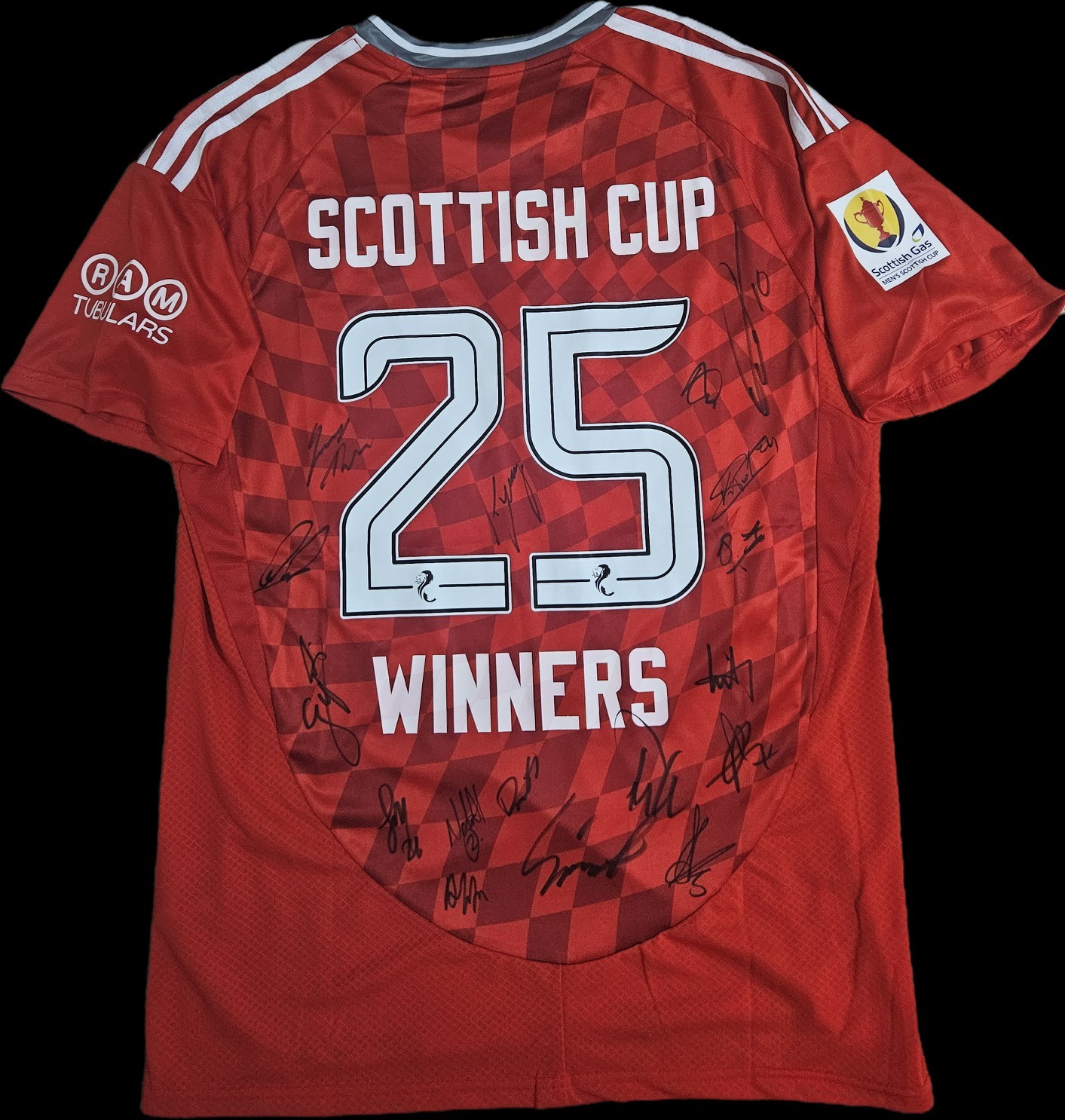 Aberdeen Fc 2024/25 Squad Signed Scottish Cup Winners Home Shirt COA & PROOF for sale on Ebay