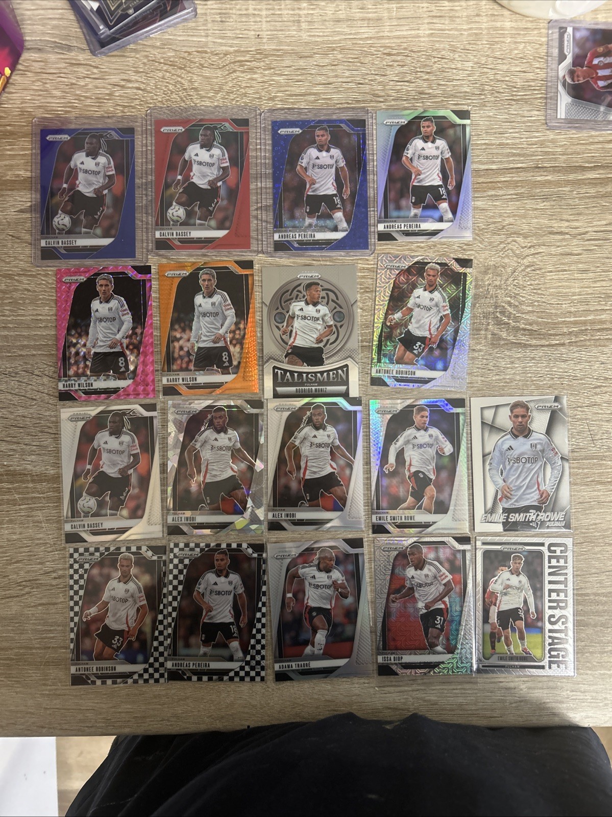 Panini Prizm Premier League 2024-25 Fulham Bundle Numbered/ Inserts Mint for sale on Ebay