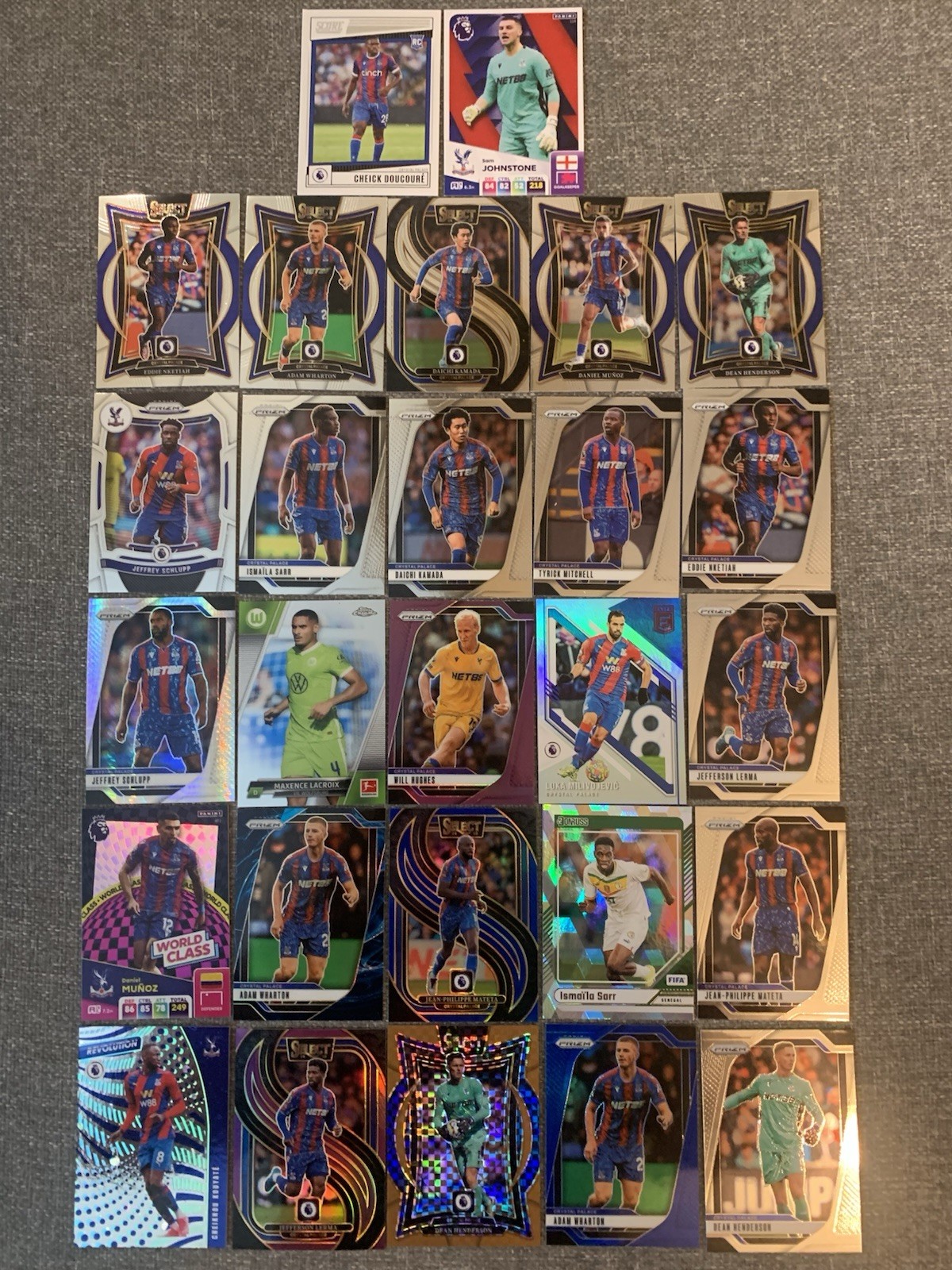 Crystal Palace 27 Card Bundle Includes 3x Numbered, Genesis Adam Wharton & More for sale on Ebay