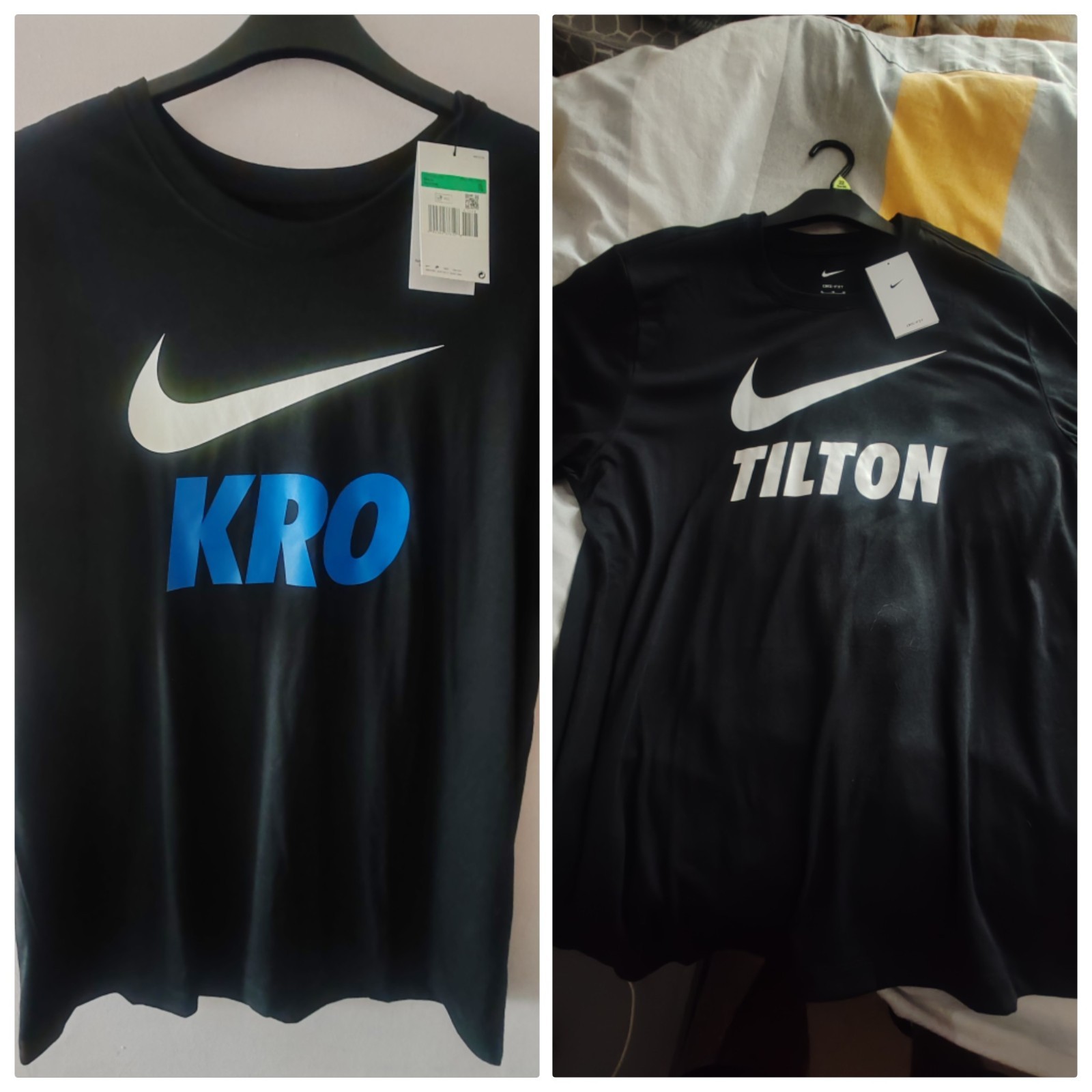 2x Birmingham City FC Nike BLACK T-shirts Men's XL BNWT Official Product for sale on Ebay