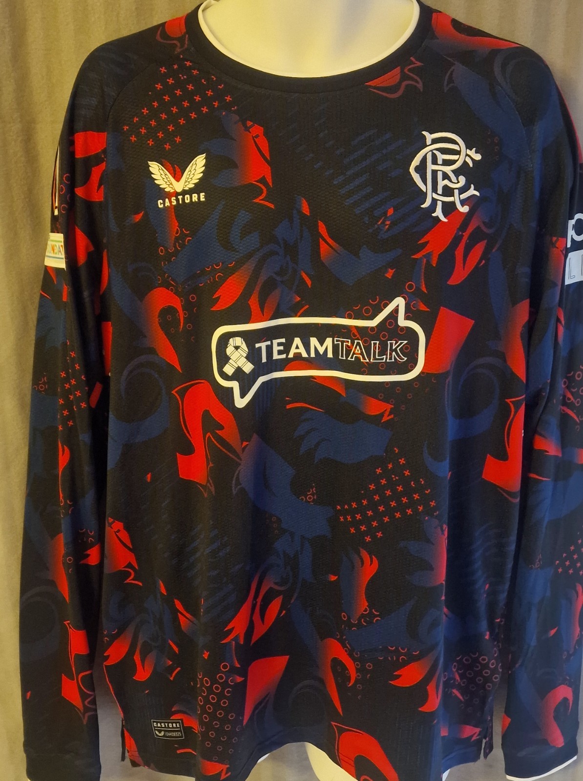Rangers FC player issue 3rd shirt  2024/25  medium 14 Bajrami europa league  for sale on Ebay