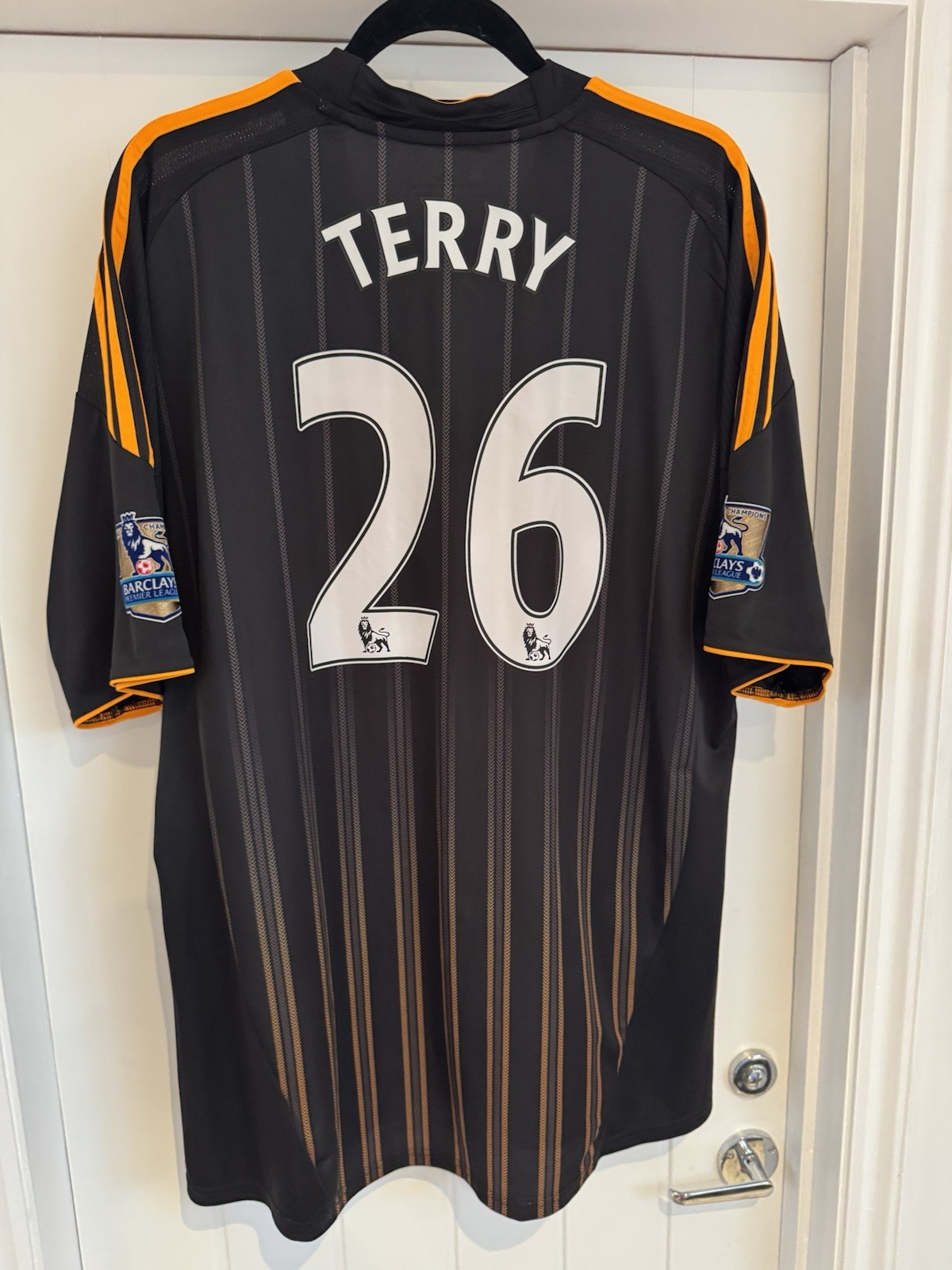 Chelsea Away Shirt 2010/11 Adidas John Terry No.26 PL Winners Patches Size XL for sale on Ebay