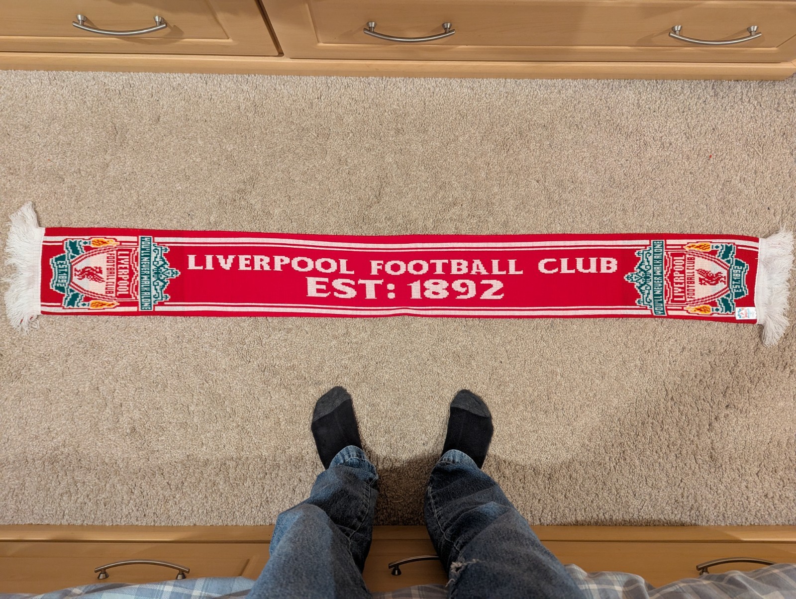 Liverpool FC Scarf Liverpool Football Club Merchandise for sale on Ebay