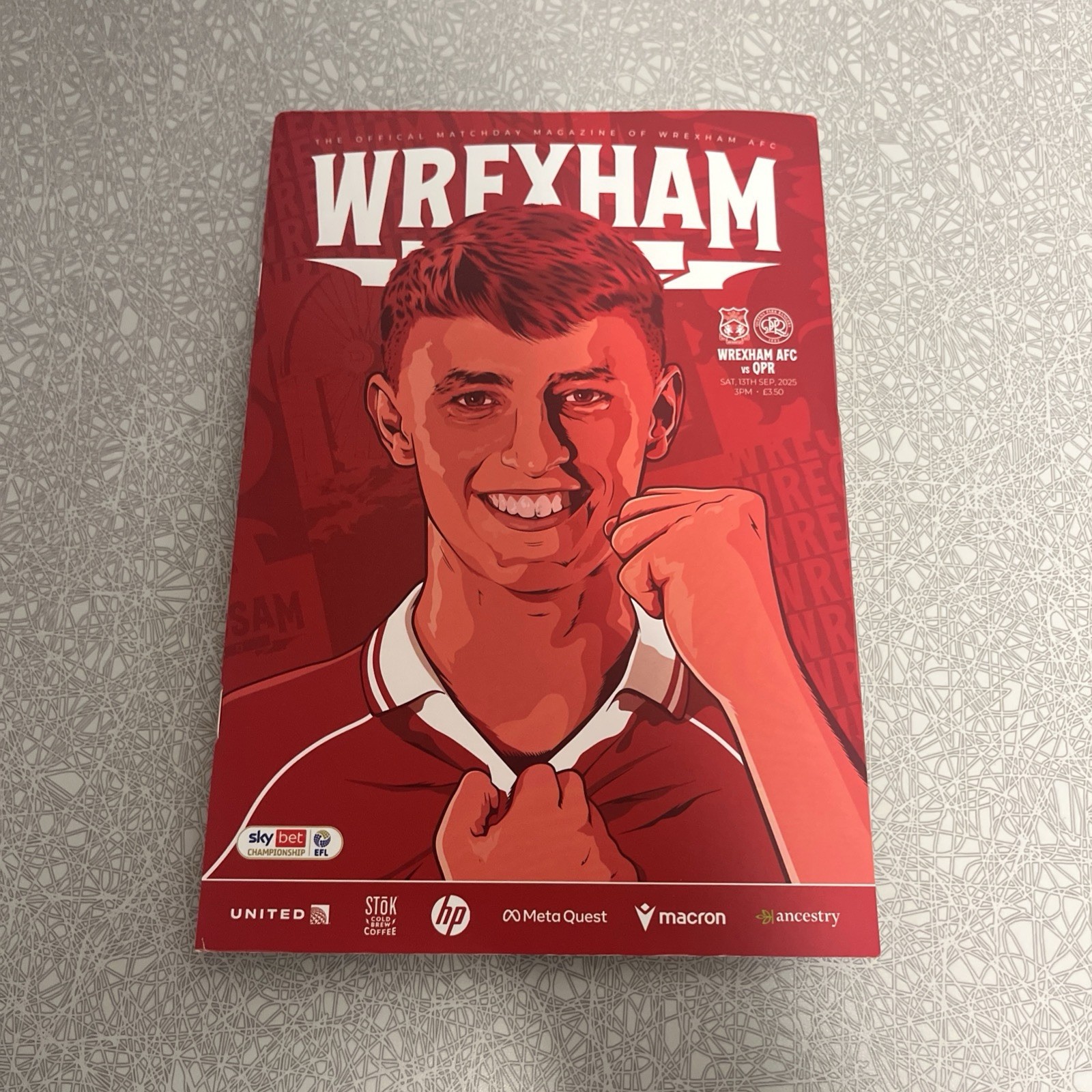 Wrexham V QPR Programme Queen’s Park Rangers 2025 for sale on Ebay