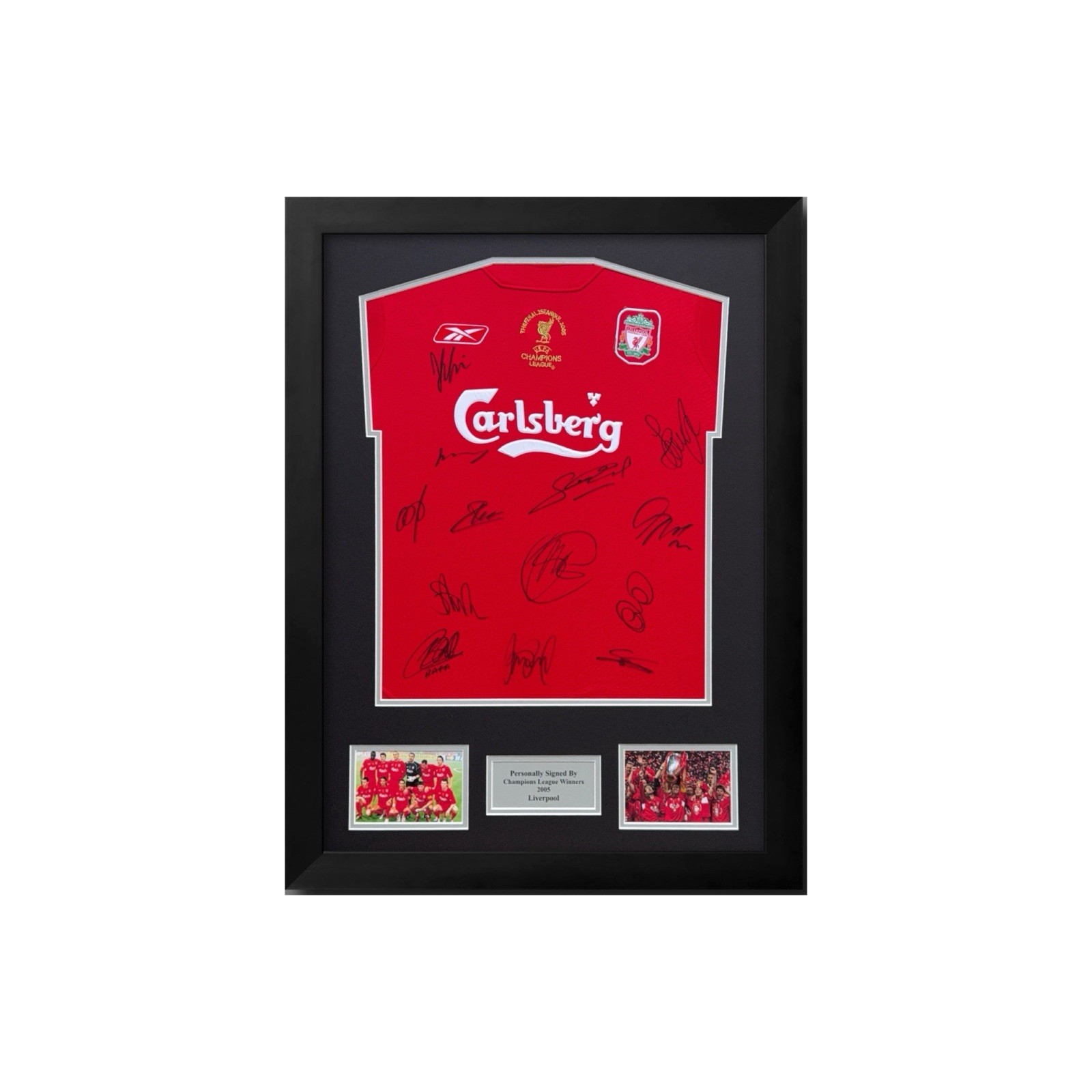 Signed Liverpool 2005 Champions League Final Shirt WithCOA for sale on Ebay