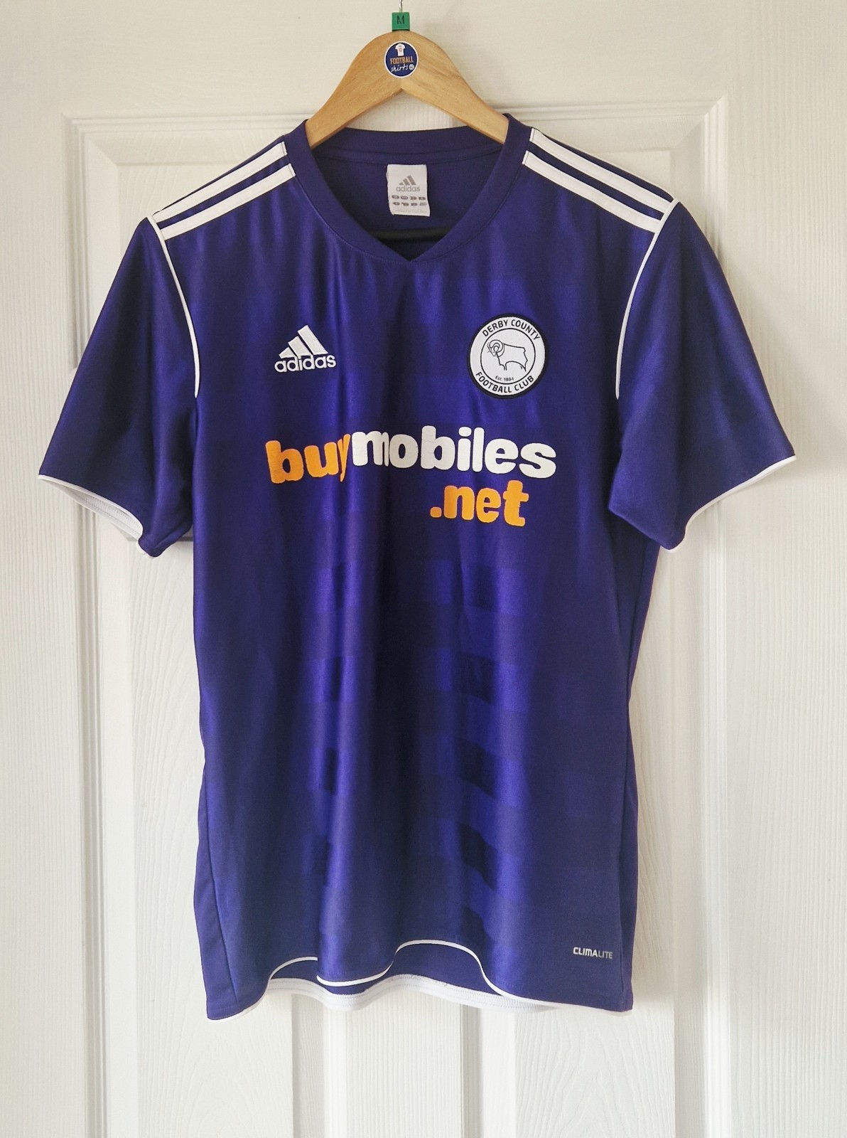 DERBY COUNTY AWAY FOOTBALL SHIRT JERSEY 2011/12  - ADULT MEDIUM  for sale on Ebay