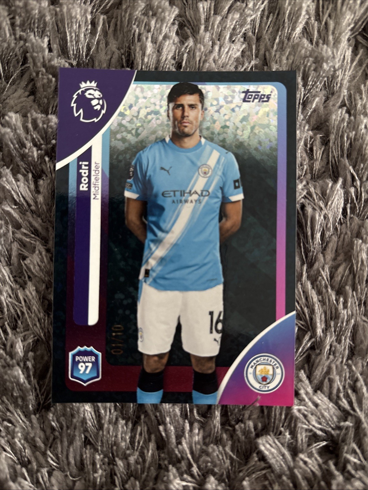 Topps Premier League 2026 Manchester City Rodri /10 for sale on Ebay