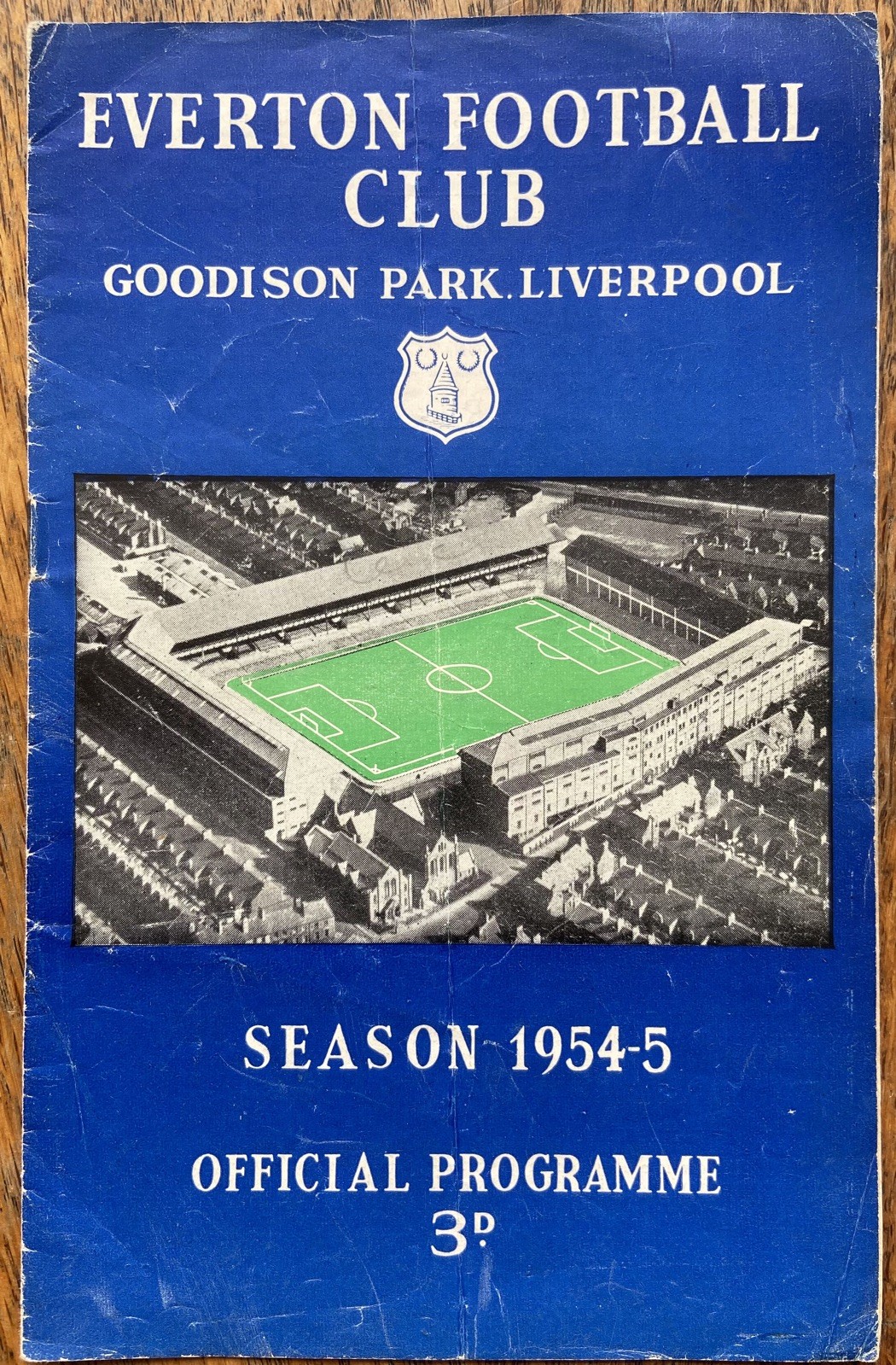 1953-54 EVERTON v LEICESTER CITY Programme. Division 1. Good condition. for sale on Ebay