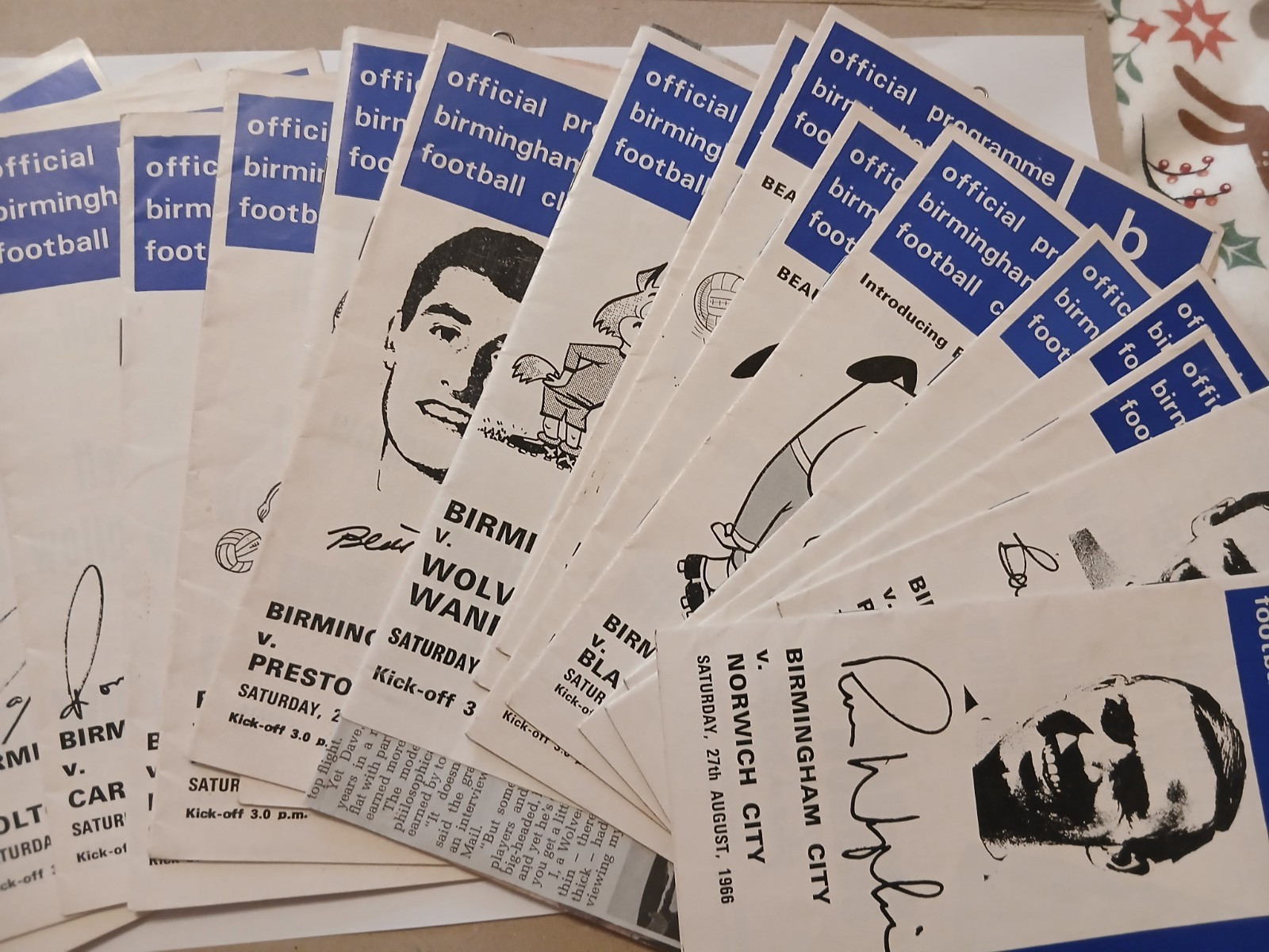 BIRMINGHAM CITY v PLYMOUTH ARGYLE Division 2 27 September 1966 for sale on Ebay