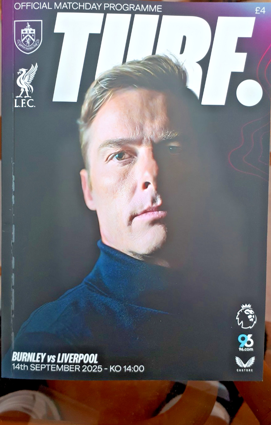 Burnley v Liverpool programme 14 Sept 2025 - Premier League for sale on Ebay