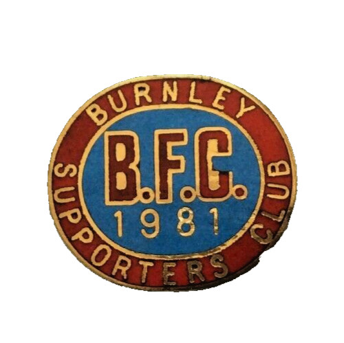 Burnley F.C. Supporters Club 1981 Badge. for sale on Ebay