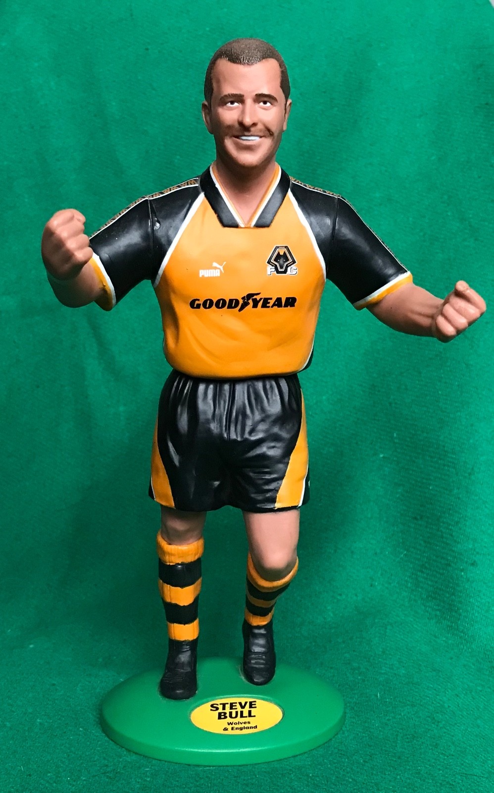 Steve Bull Football Figure, Wolves FC by Vivid Imaginations. for sale on Ebay