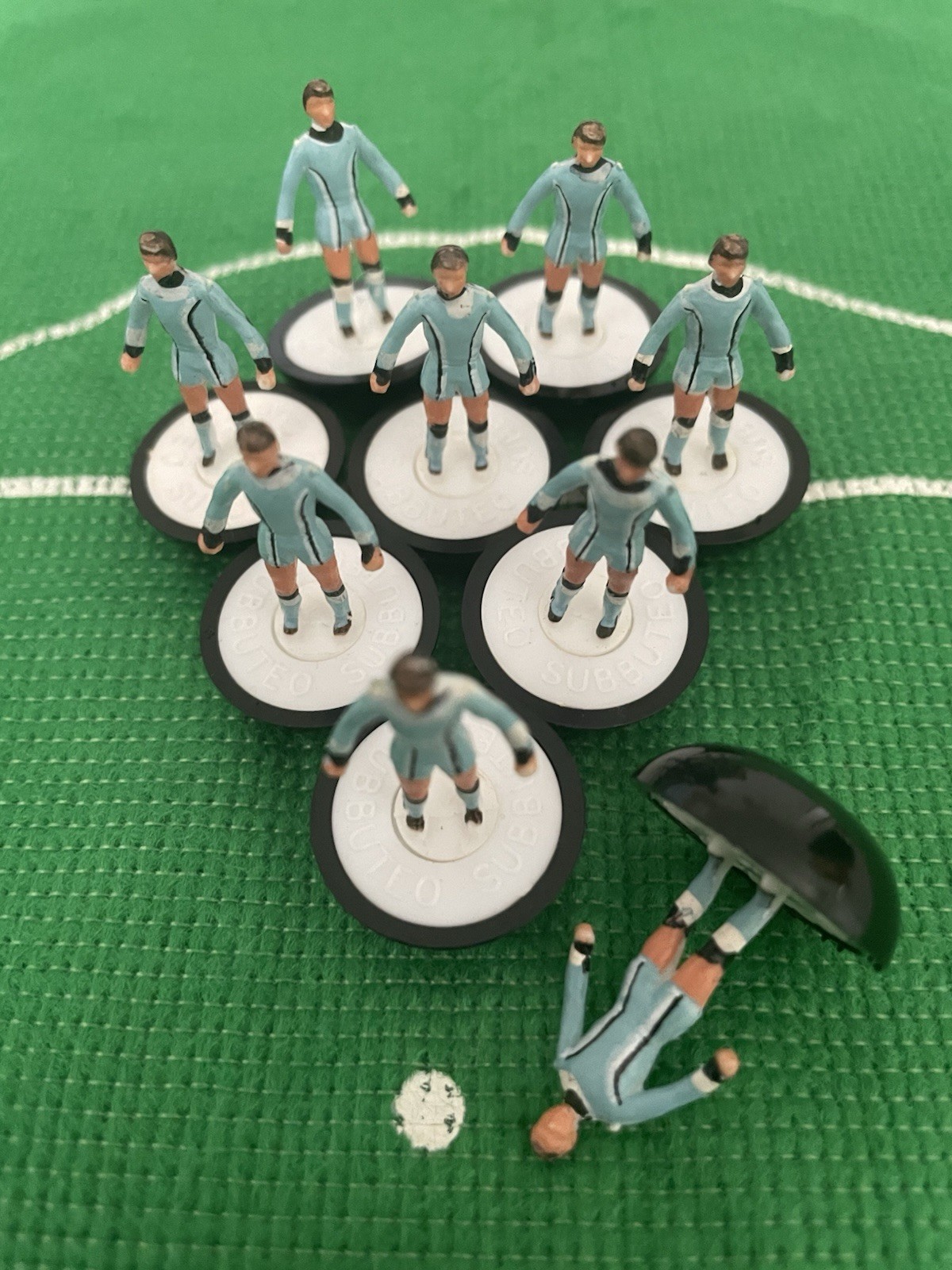 Subbuteo Coventry City Players. Zombie Players. LW Vintage for sale on Ebay
