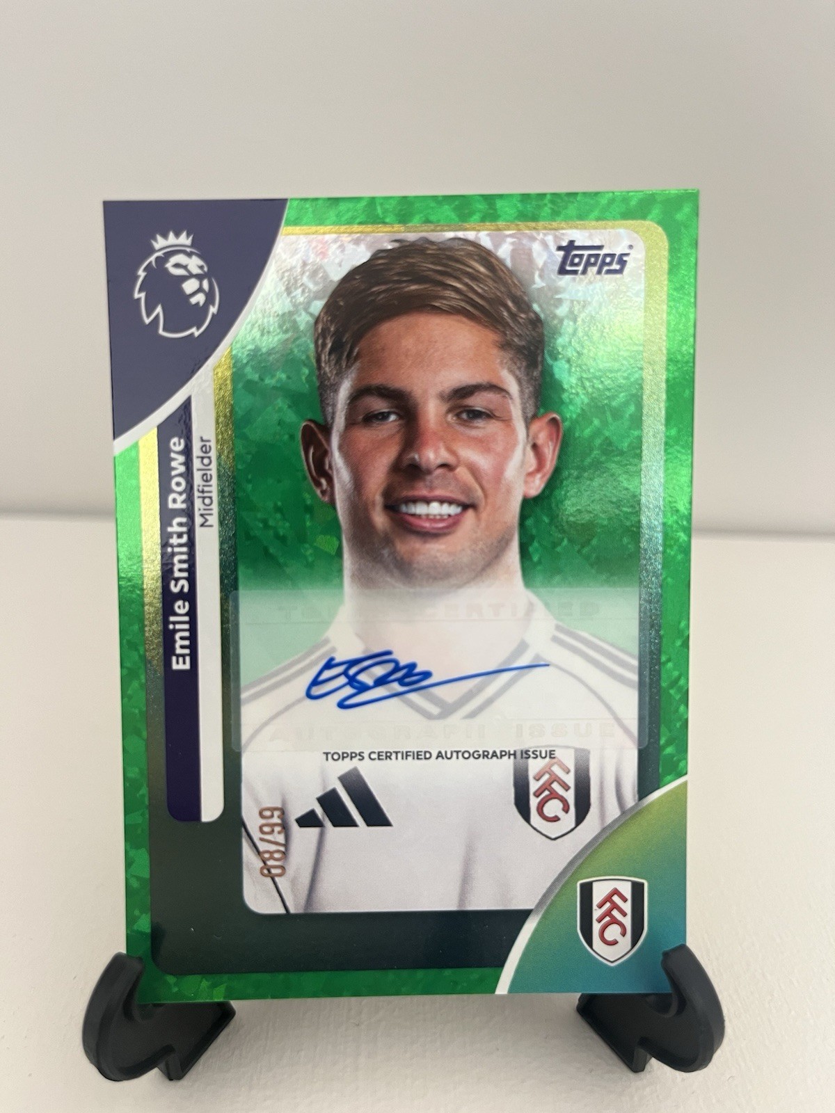 TOPPS PREMIER LEAGUE 25/26 - EMILE SMITH ROWE FULHAM AUTOGRAPH NUMBERED /99 for sale on Ebay