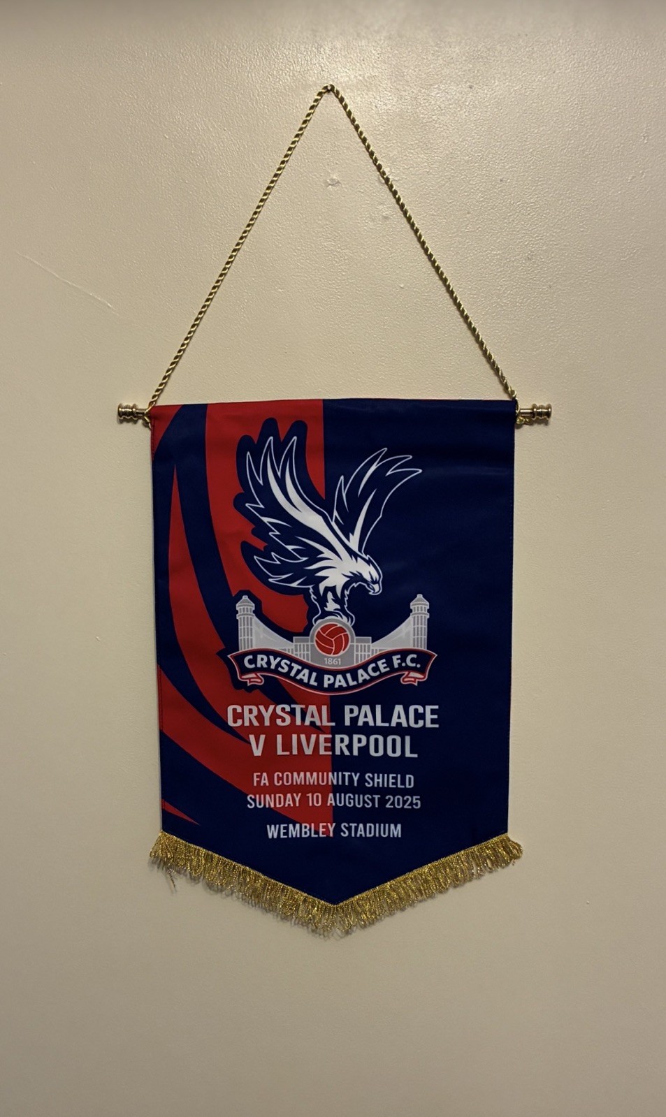 Crystal Palace v Liverpool  FA Community Shield 2025.  for sale on Ebay