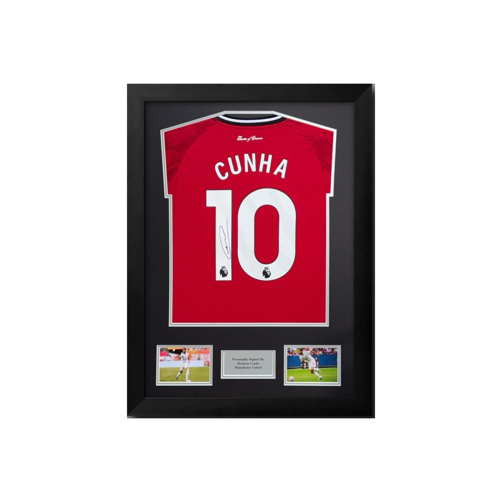 Matheus Cunha Hand Signed Manchester United 25/26 Home Shirt With Proof for sale on Ebay