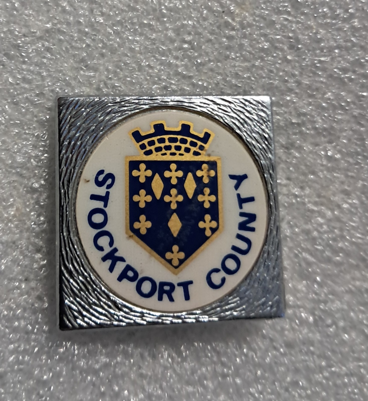 STOCKPORT COUNTY BADGE for sale on Ebay