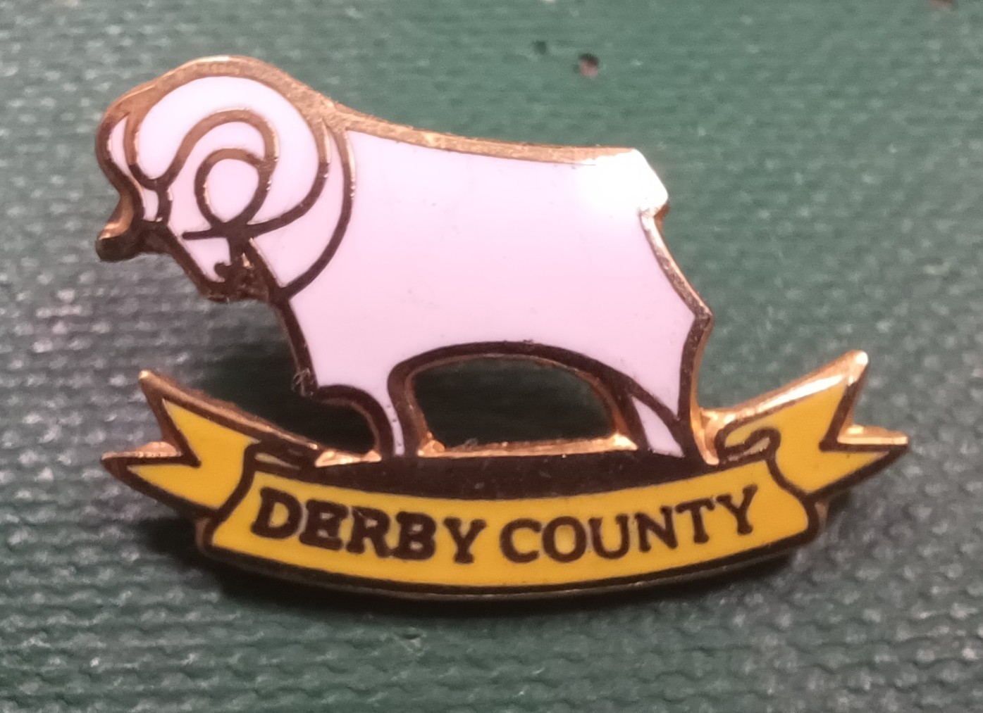 RARE England Derby County FC Football Club Enamel Pin Badge for sale on Ebay