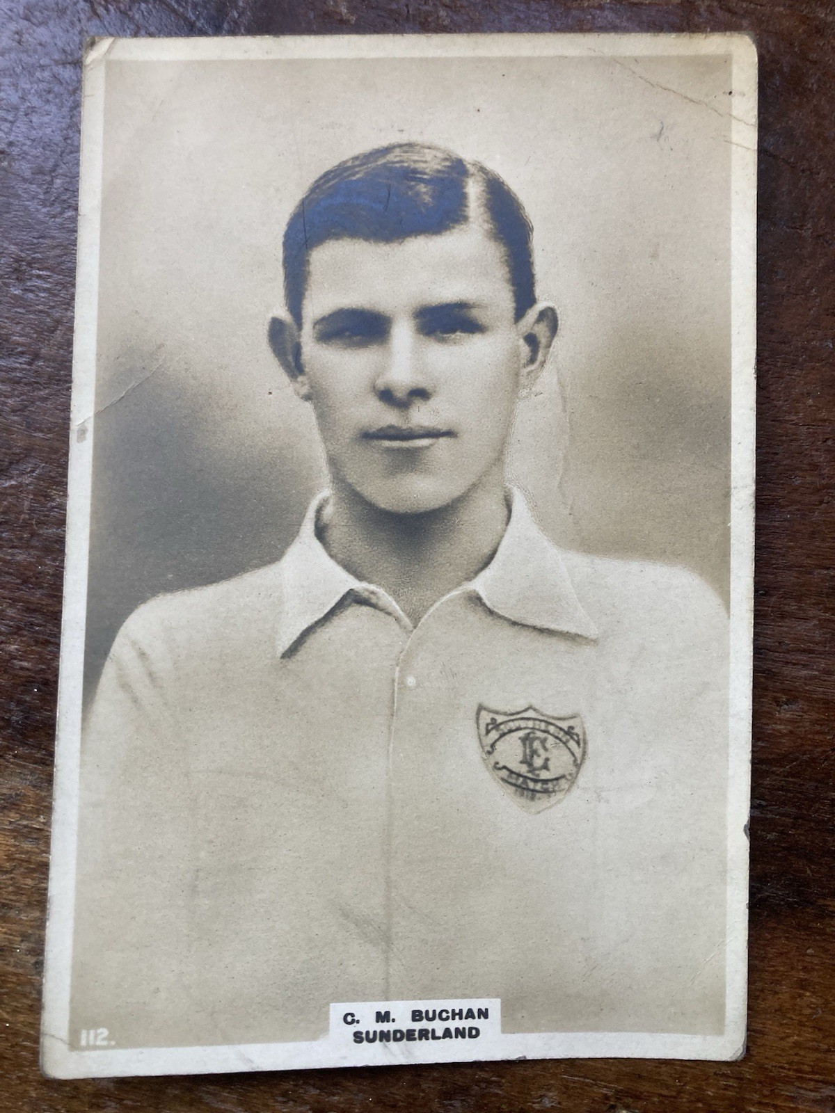 Antique Charlie Buchan Sunderland Large Pinnace Photograph Card. for sale on Ebay