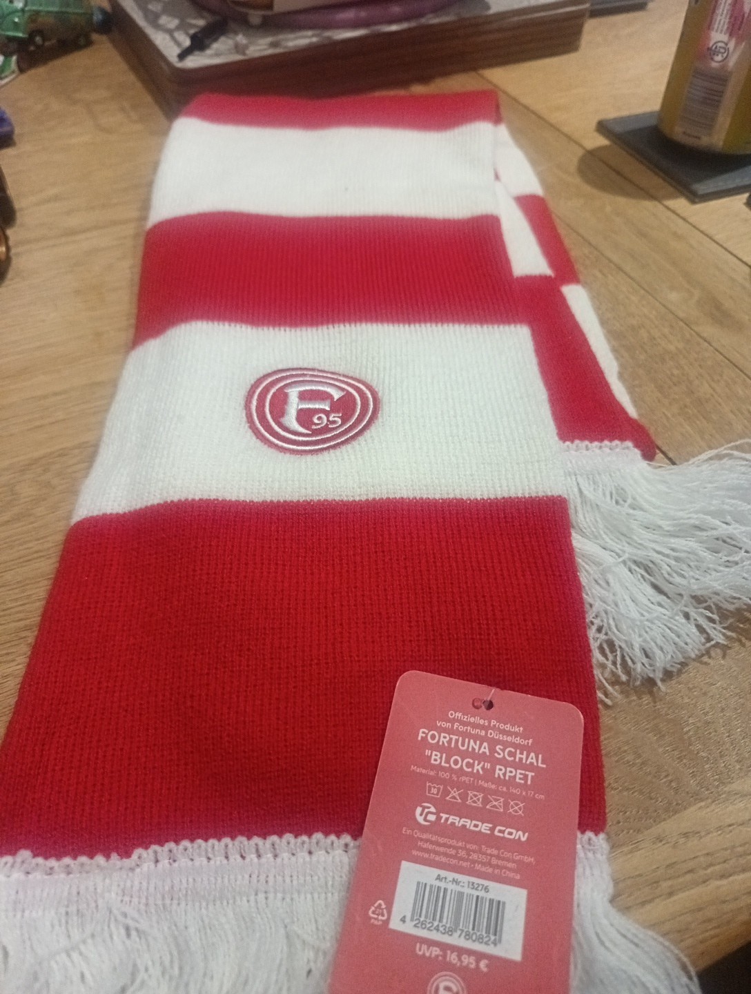 Fortuna Dusseldorf Scarf Genuine Brand New With Tags for sale on Ebay