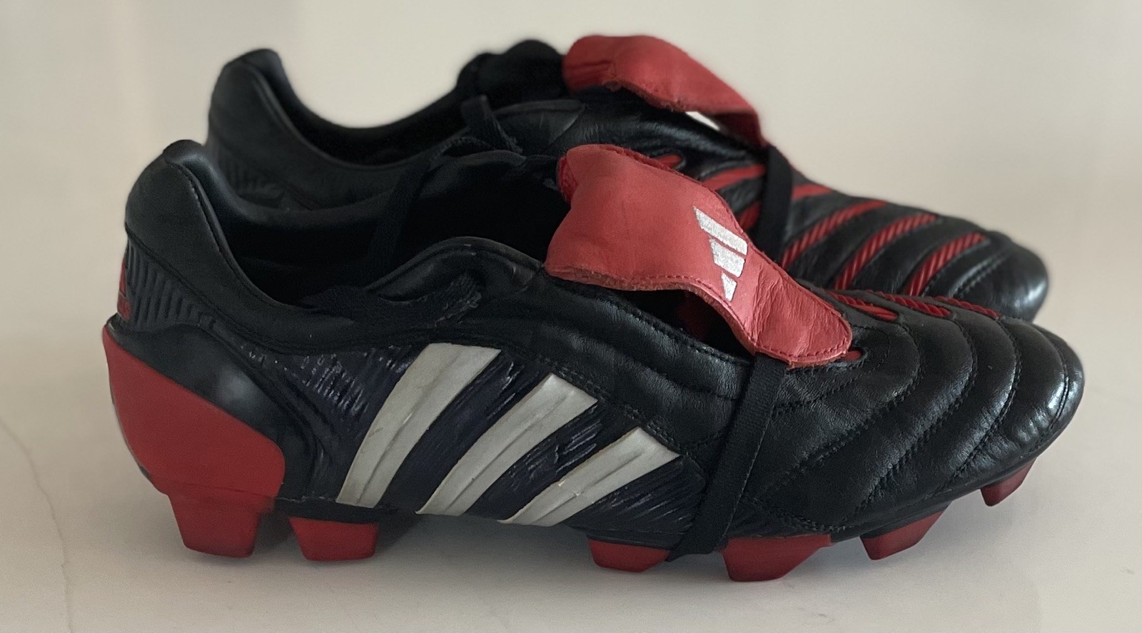 Adidas Predator Pulse TRX Firmground 2005 Football Boots Worn TWICE for sale on Ebay