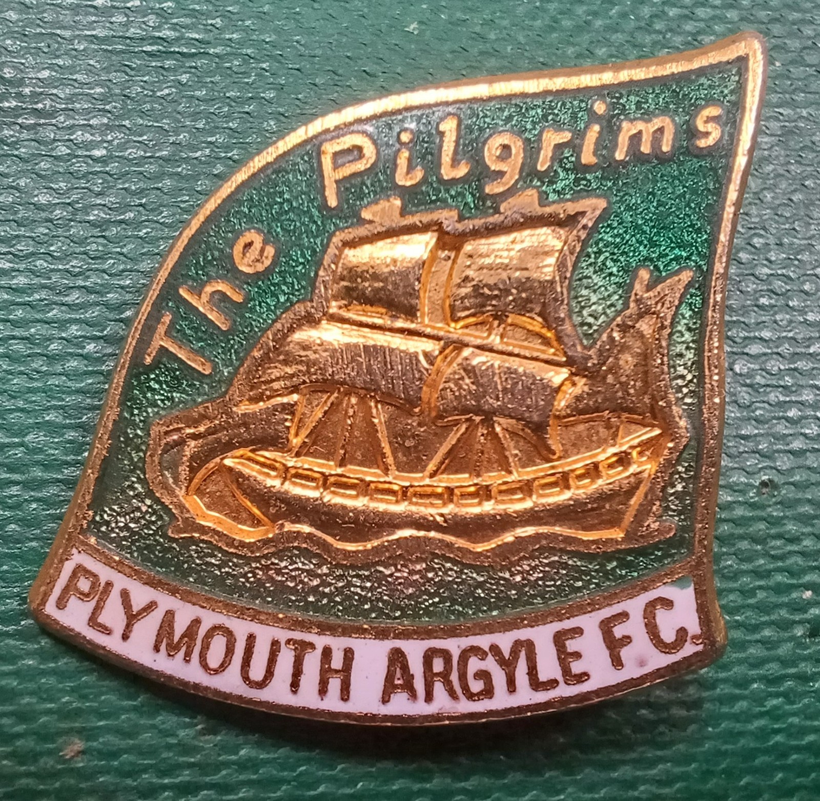 RARE England Plymouth Argyle FC Football Club Enamel Pin Badge COFFER for sale on Ebay