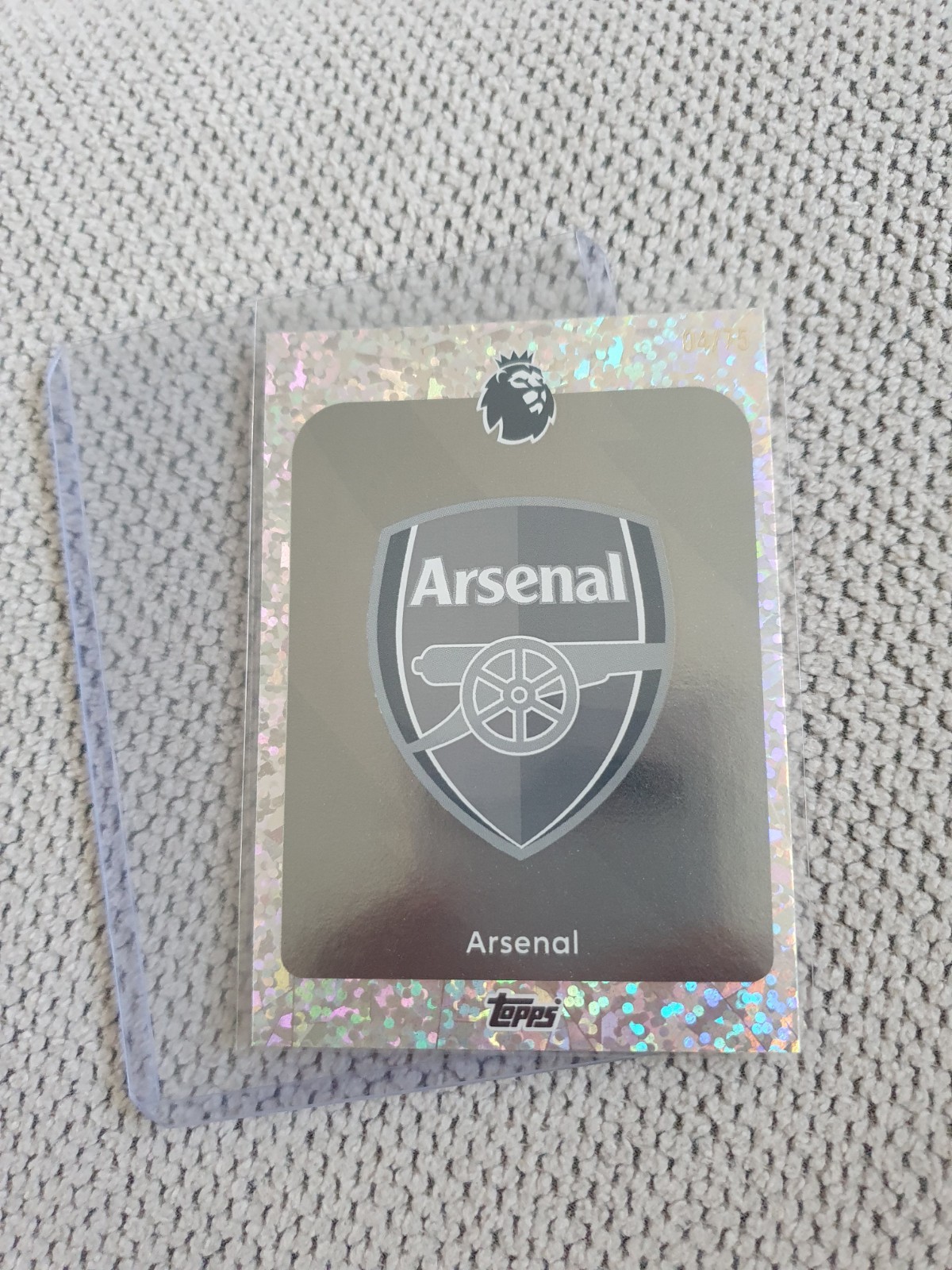 Topps 2026 Premier League Rare Arsenal 04/75 Arsenal Badge In Mint Condition. for sale on Ebay