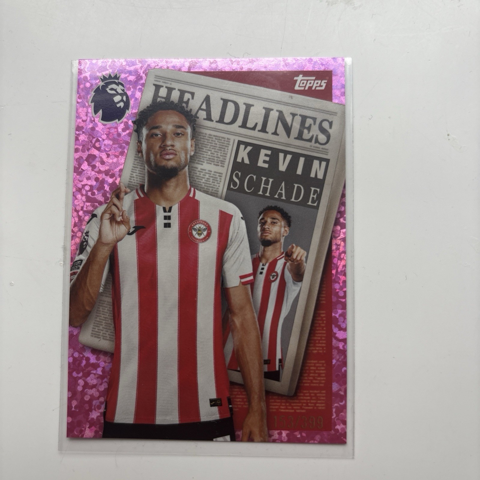 Topps Premier League Numbered 153/399 Headliners Kevin Schade Brentford for sale on Ebay