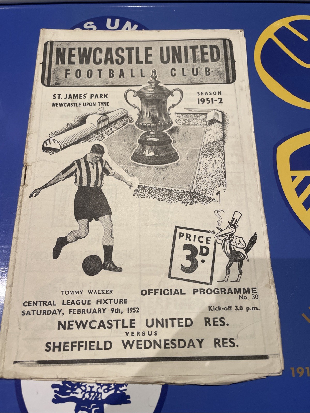 Newcastle United Reserves V Sheffield Wednesday Reserves 1951/52 for sale on Ebay
