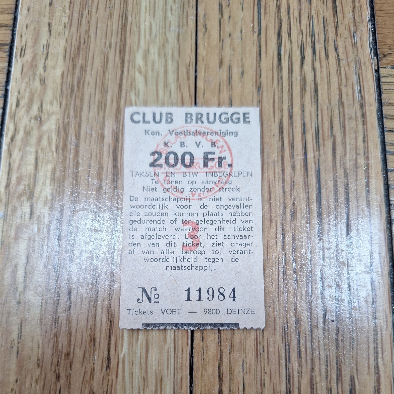 Brugge v Liverpool 1976 U.E.F.A Cup Final ticket stub  for sale on Ebay