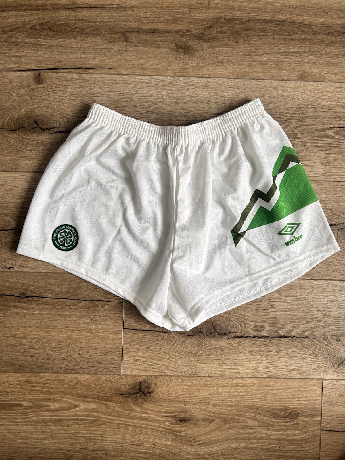 Very Rare Celtic 1991/92 Umbro Home Shorts Large Vintage for sale on Ebay