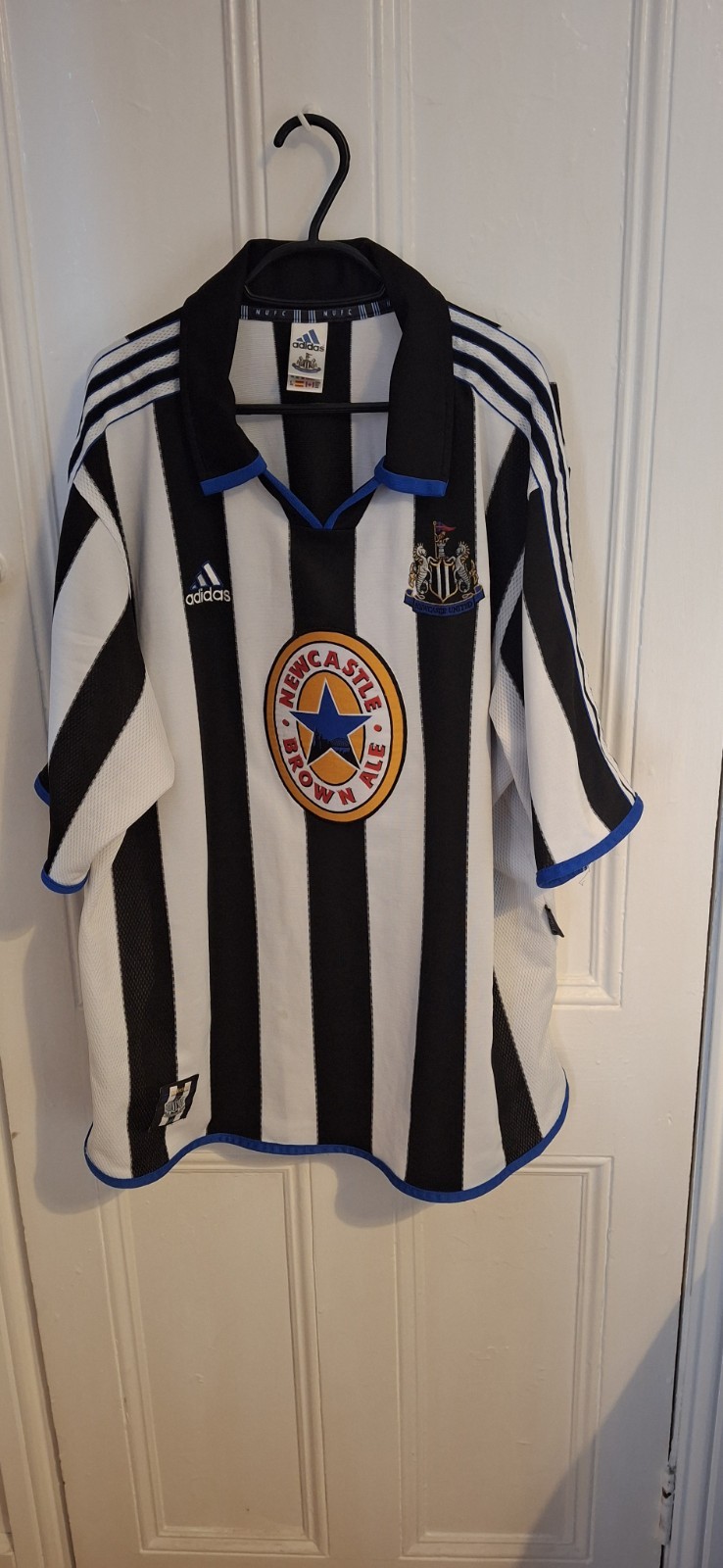 Newcastle United Home Brown Ale Shirt Retro, Xxl for sale on Ebay