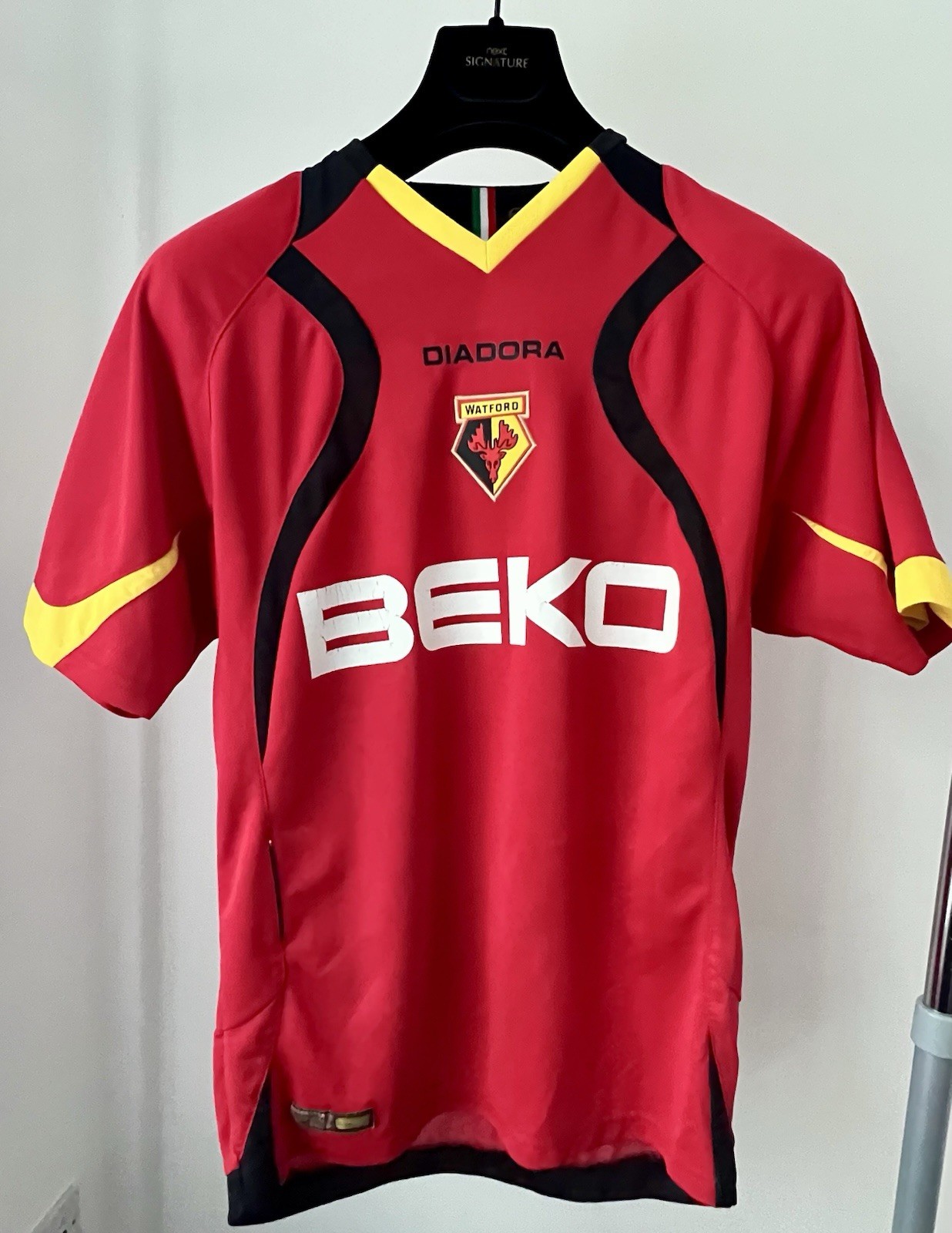 Watford FC 2007-2008 Away Shirt Size Medium Made By Diadora for sale on Ebay