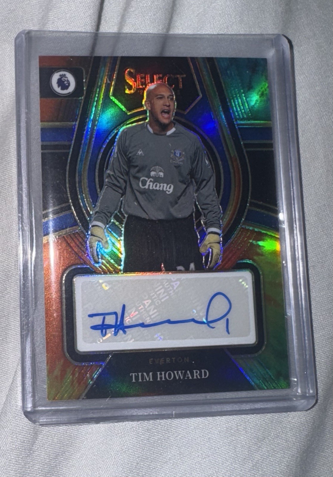 Tim Howard Tie Dye Auto /25 Hobby Select 2022-23 Everton for sale on Ebay