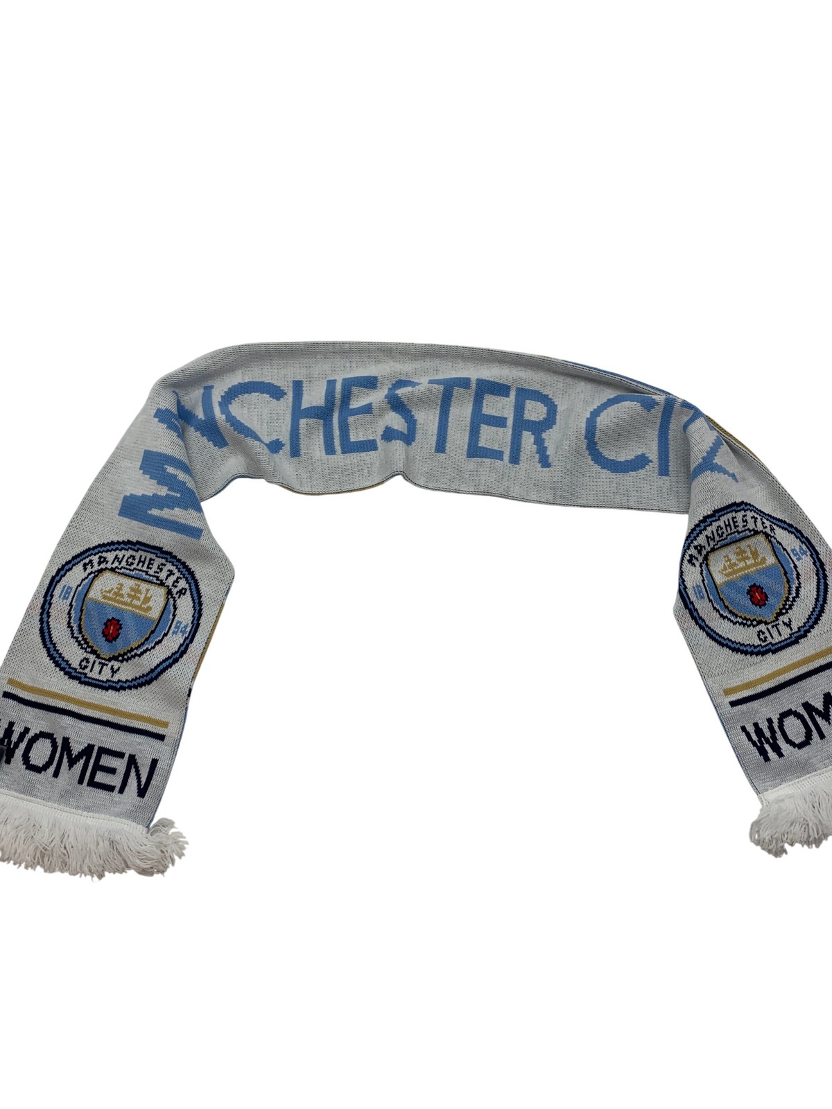 MANCHESTER CITY Women's Football Scarf 47 Brand Acrylic One Size UK for sale on Ebay