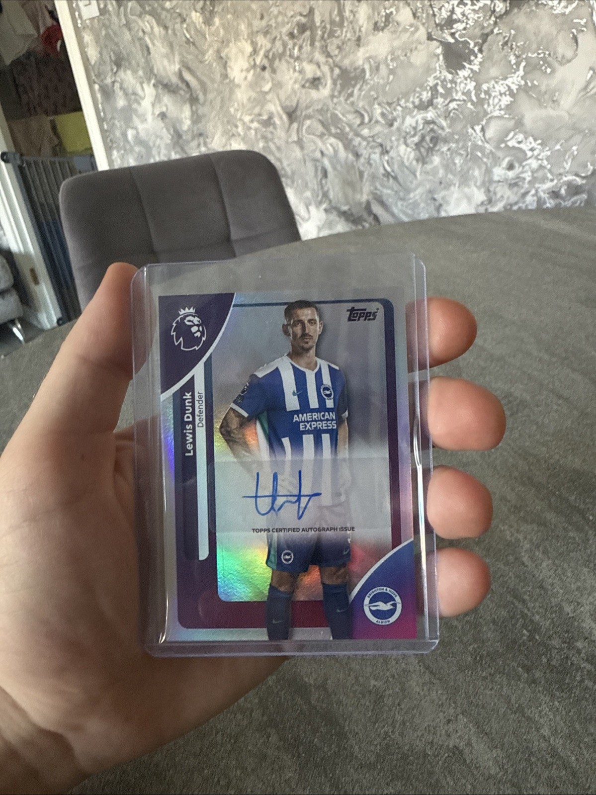 TOPPS Premier League 2026 Lewis Dunk - Brighton AUTOGRAPH AC-LD for sale on Ebay