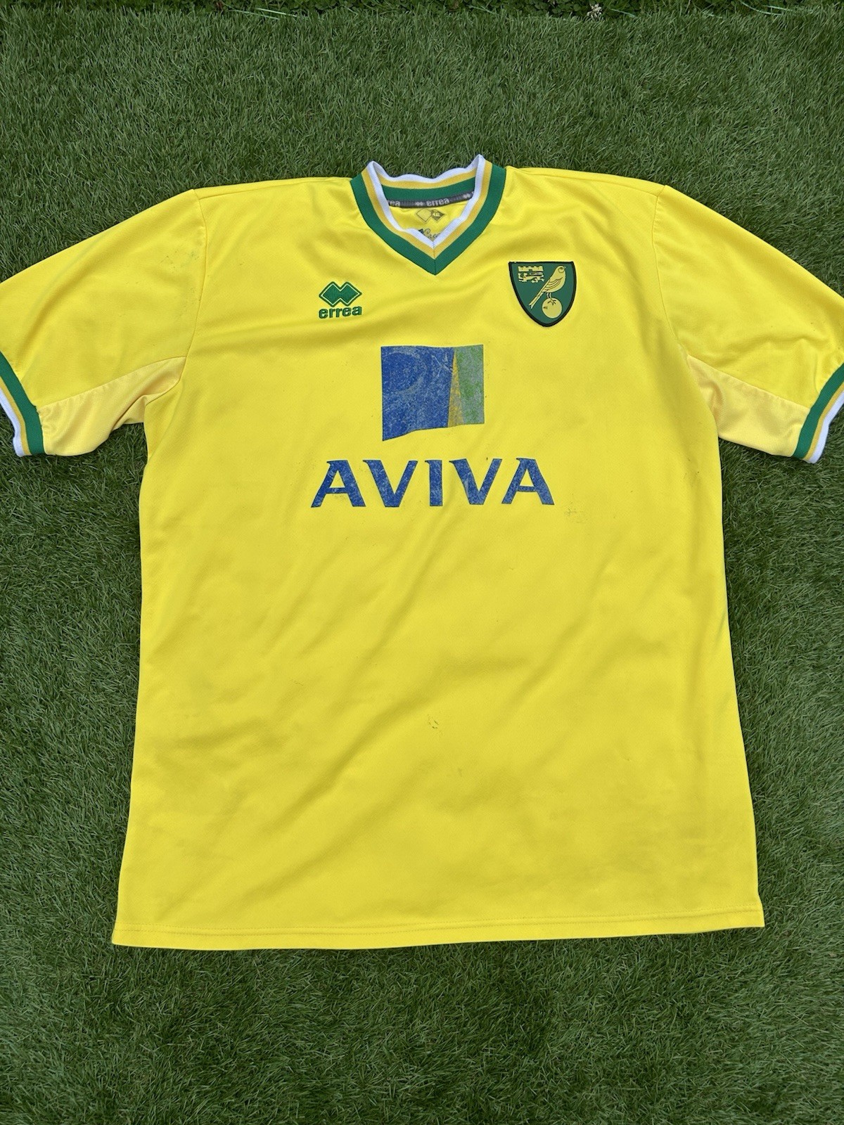 Men’s Norwich City Errea 2011/2012 Home Football Shirt 4XL for sale on Ebay