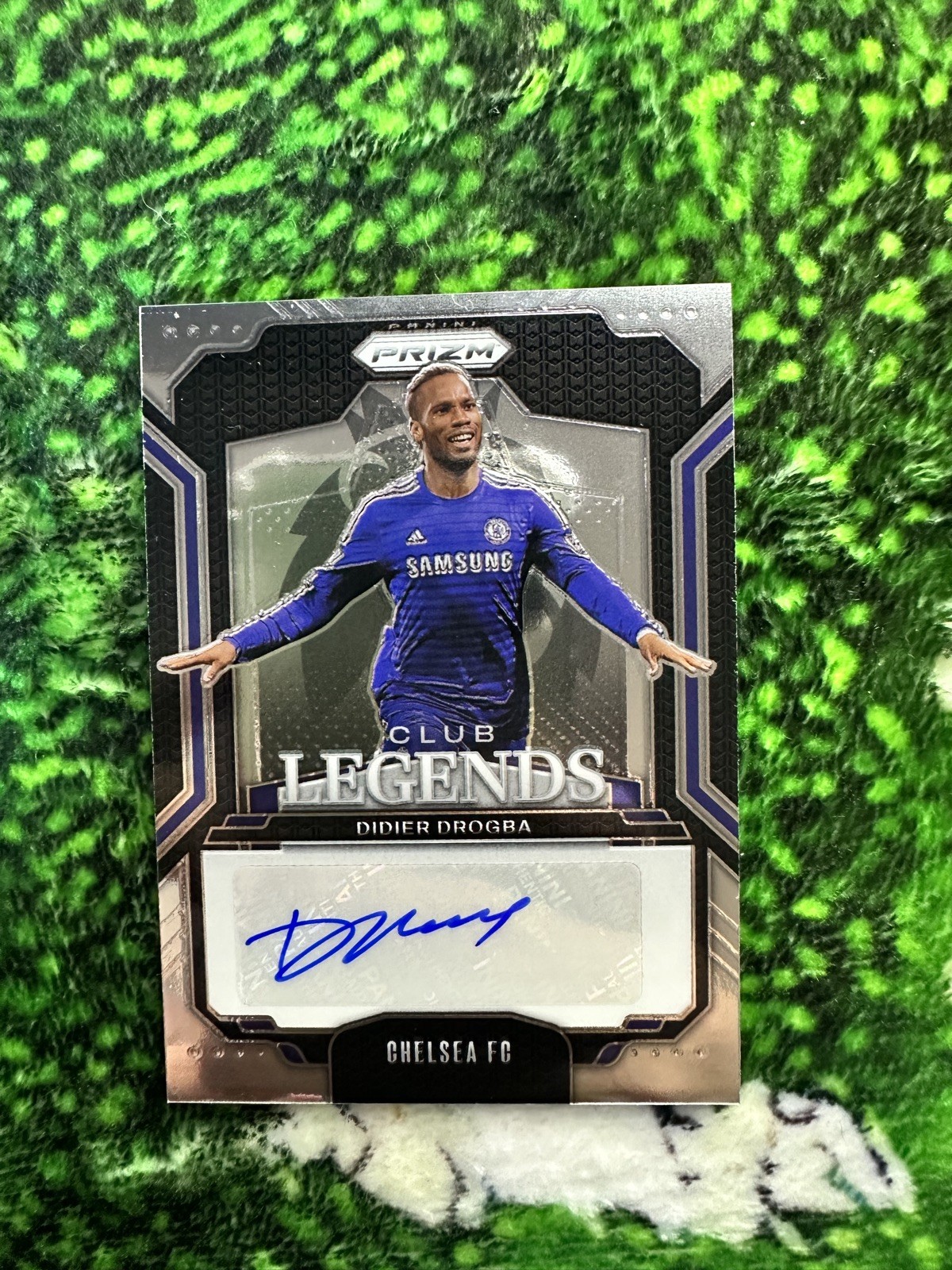 2024 TOPPS Prizm 24/25 Didier Drogba Chelsea FC Clubs Legend Auto for sale on Ebay